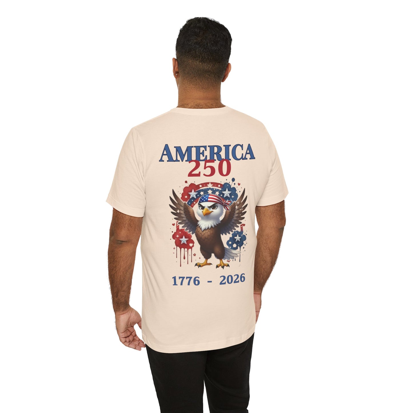 America 250 Eagle T-Shirt — 1776-2026 Patriotic Fourth of July Tee