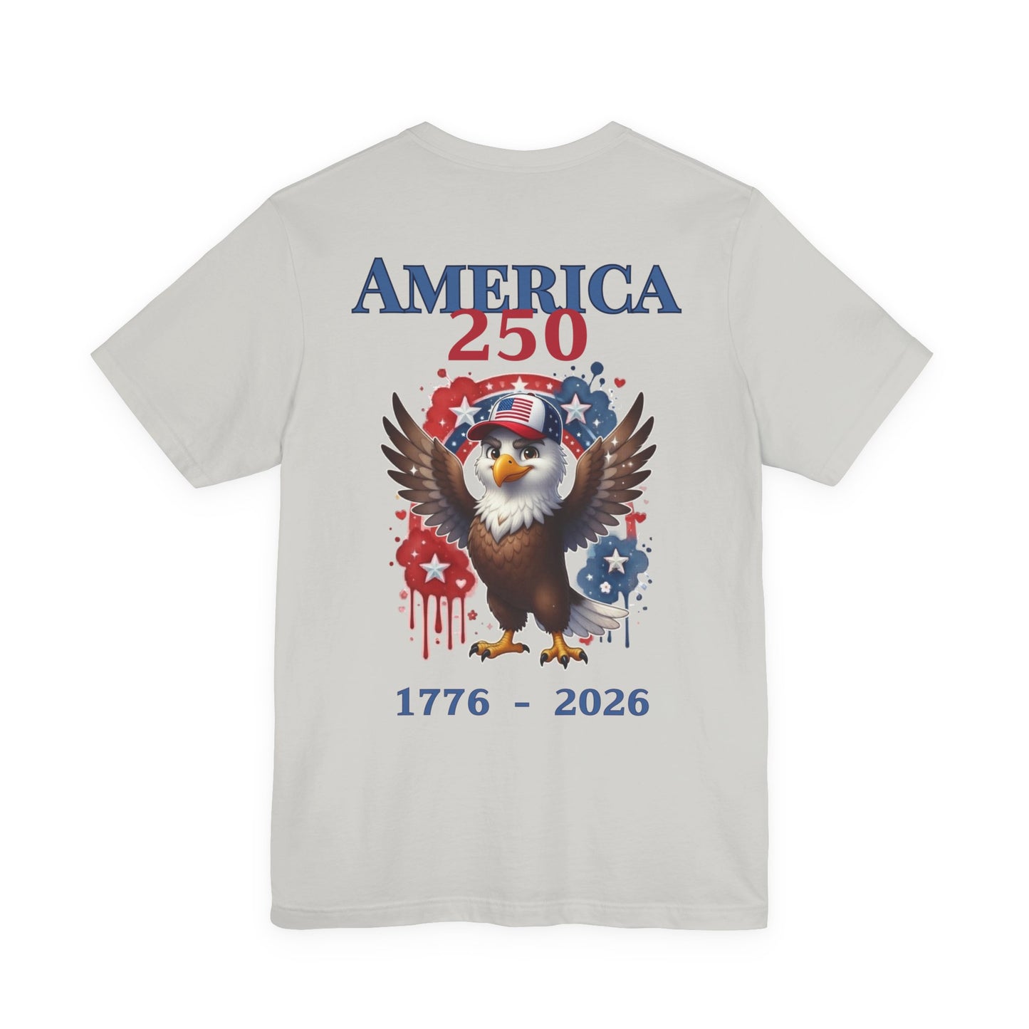 Dad / Grandapa America 250 Eagle T-Shirt — 1776-2026 Patriotic Fourth of July Tee