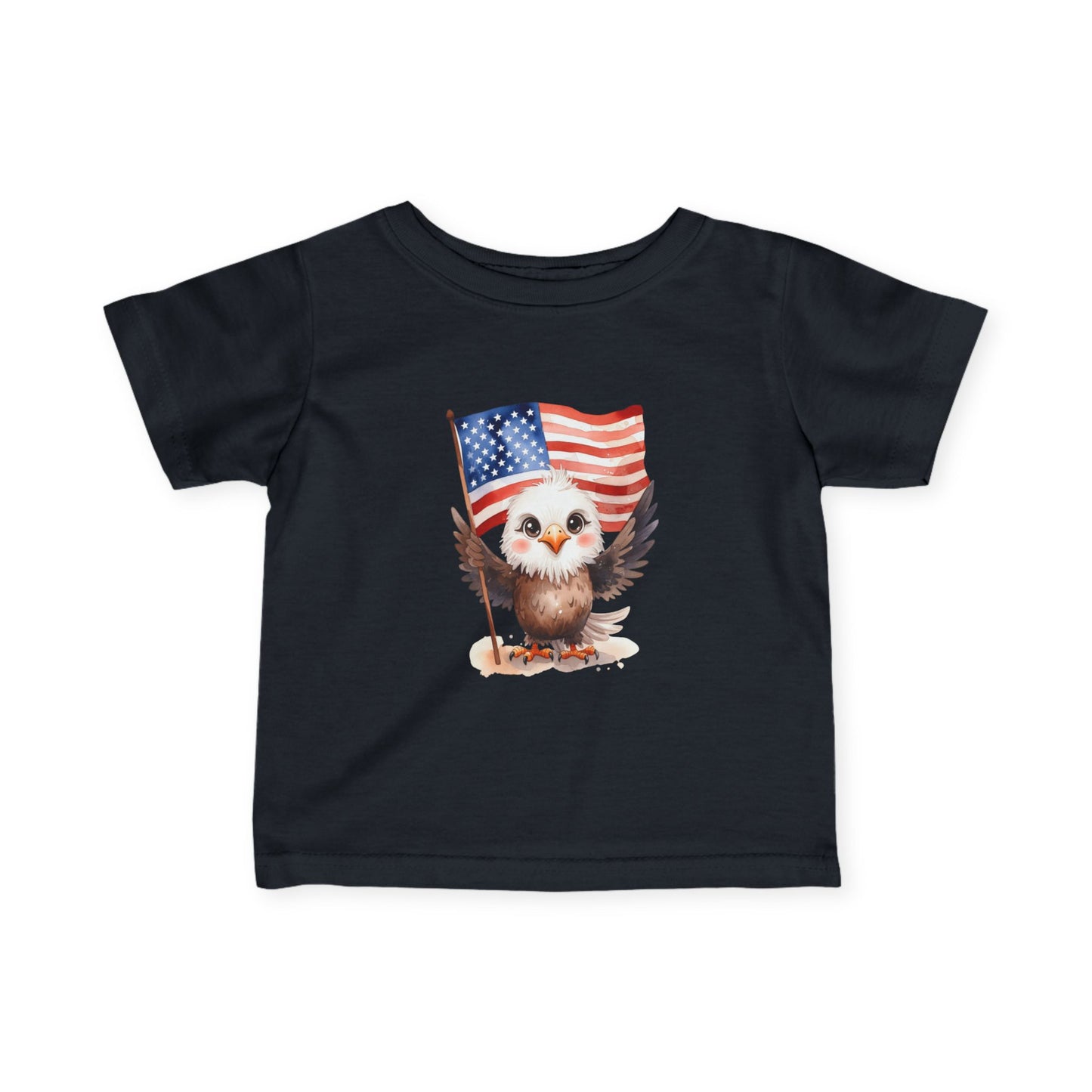 Infant Tee — "America 250" Patriotic Baby Shirt (4th of July, Memorial Day)