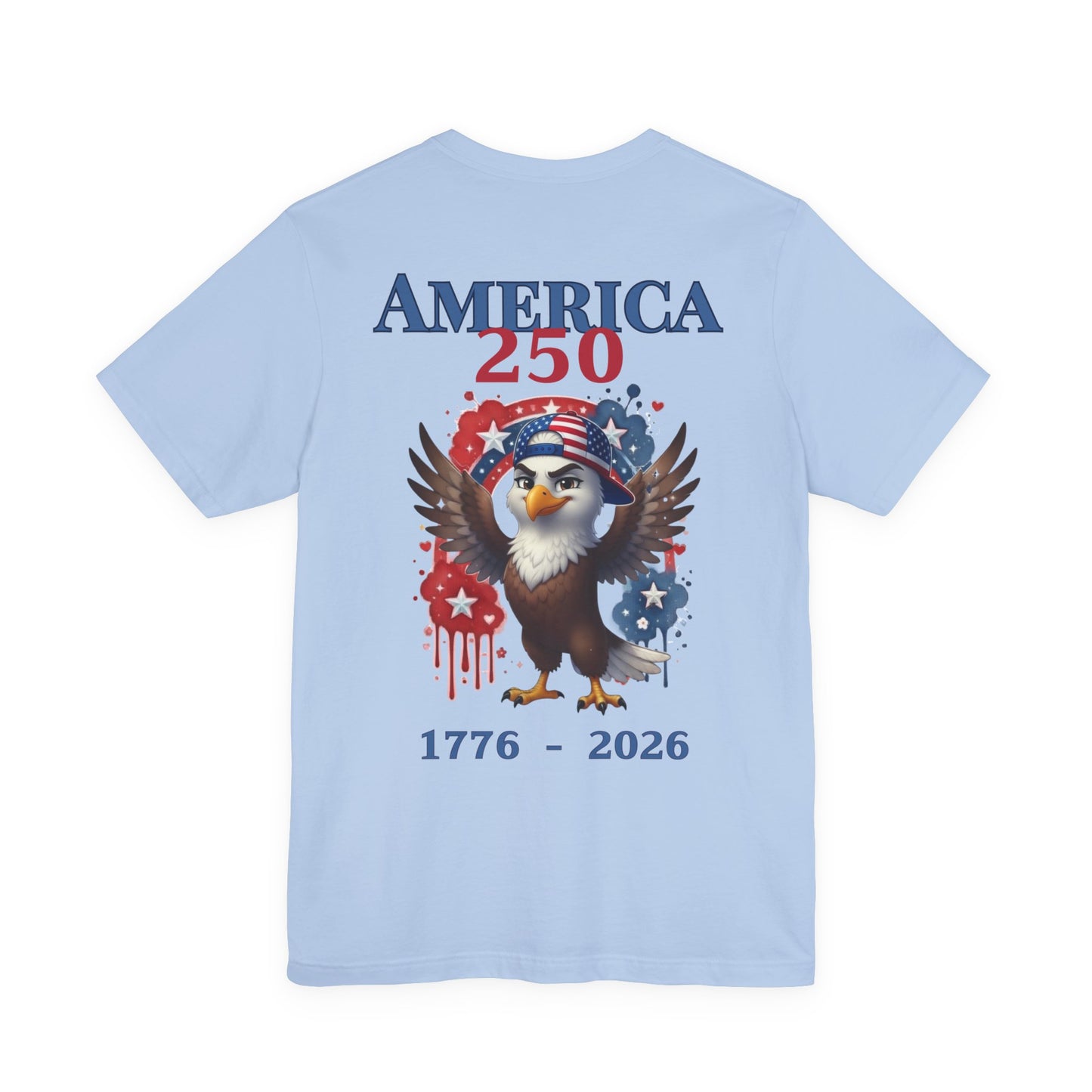 Boy / Man America 250 Eagle T-Shirt — 1776-2026 Patriotic Fourth of July Tee