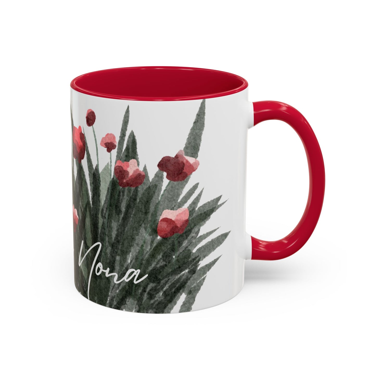 Floral "Love You Nona" Mugs (11oz, 15oz) - Gift of Love