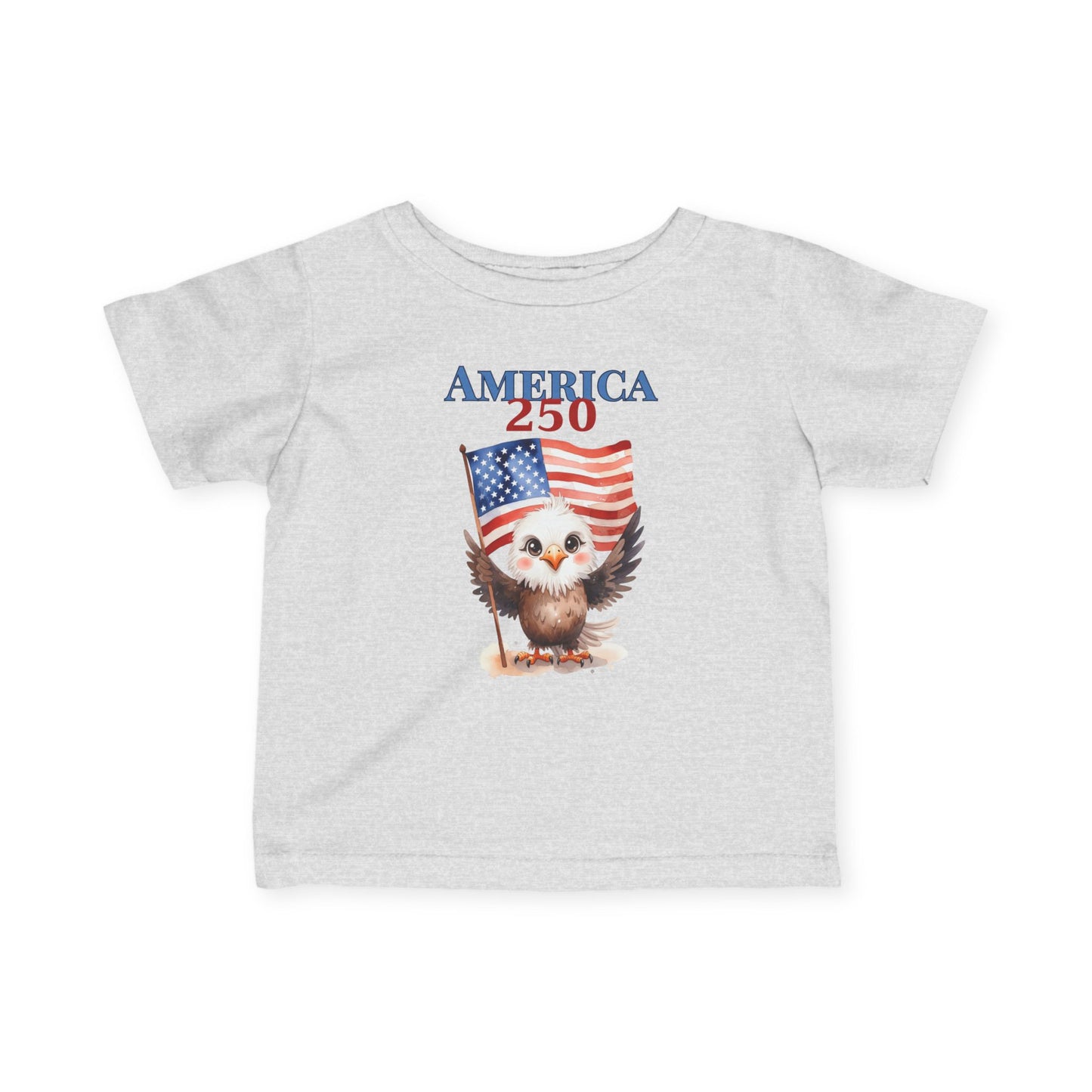 America 250 Patriotic Baby Shirt (4th of July, Memorial Day) Infant Tee