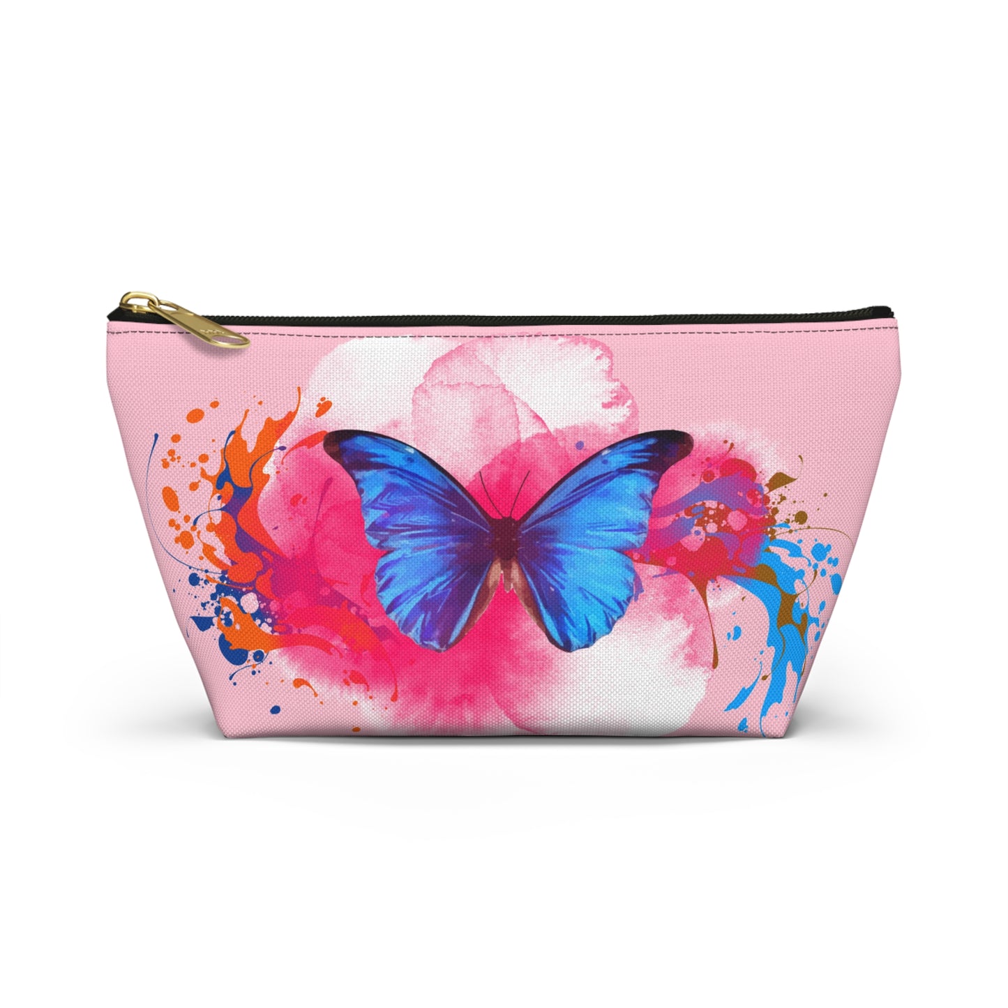Butterfly Blossom Accessory Pouch - Colorful Makeup Bag