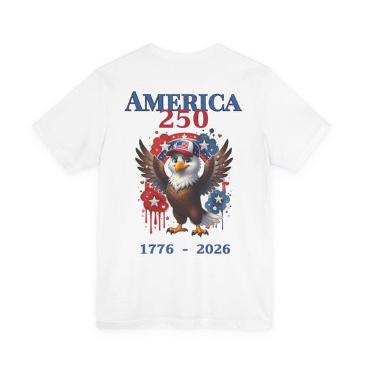 Dad / Grandapa America 250 Eagle T-Shirt — 1776-2026 Patriotic Fourth of July Tee