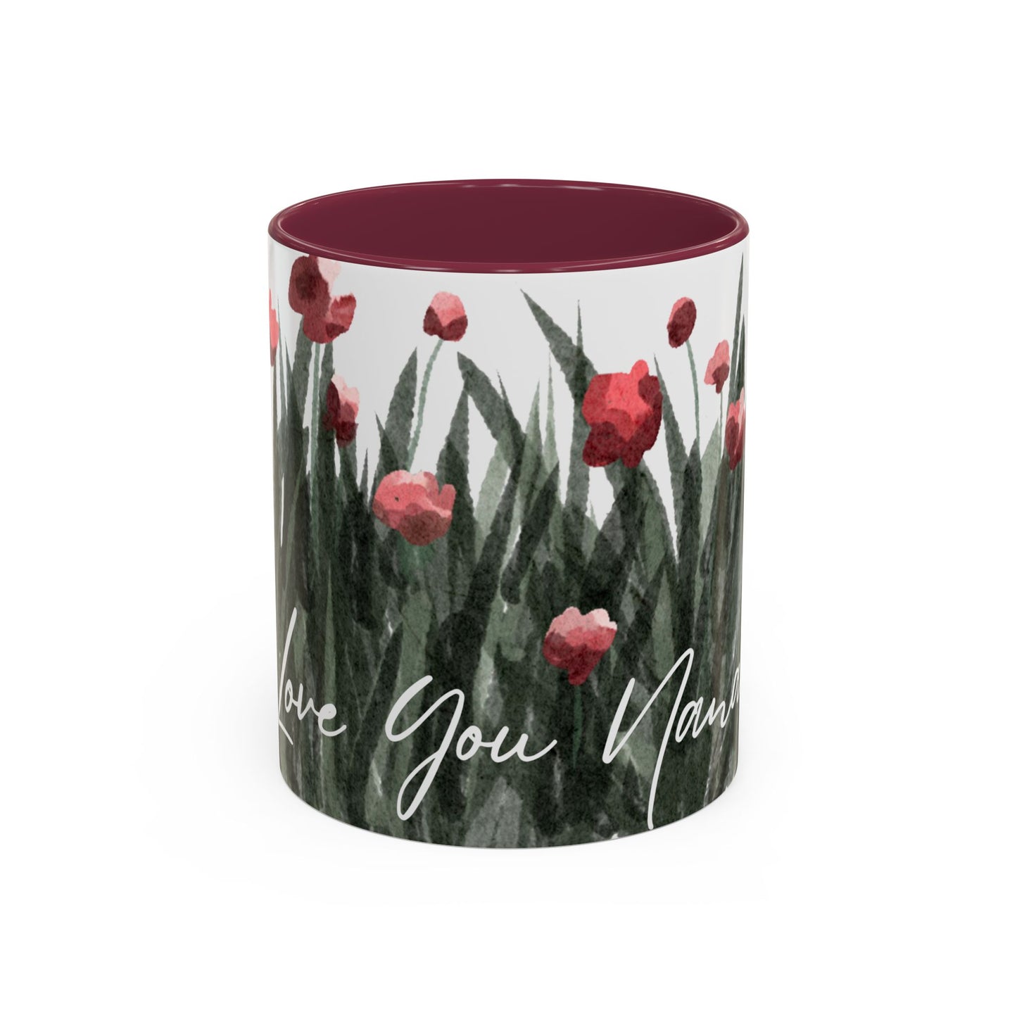 Floral "Love You Nana" Mugs (11oz, 15oz) - Gift of Love