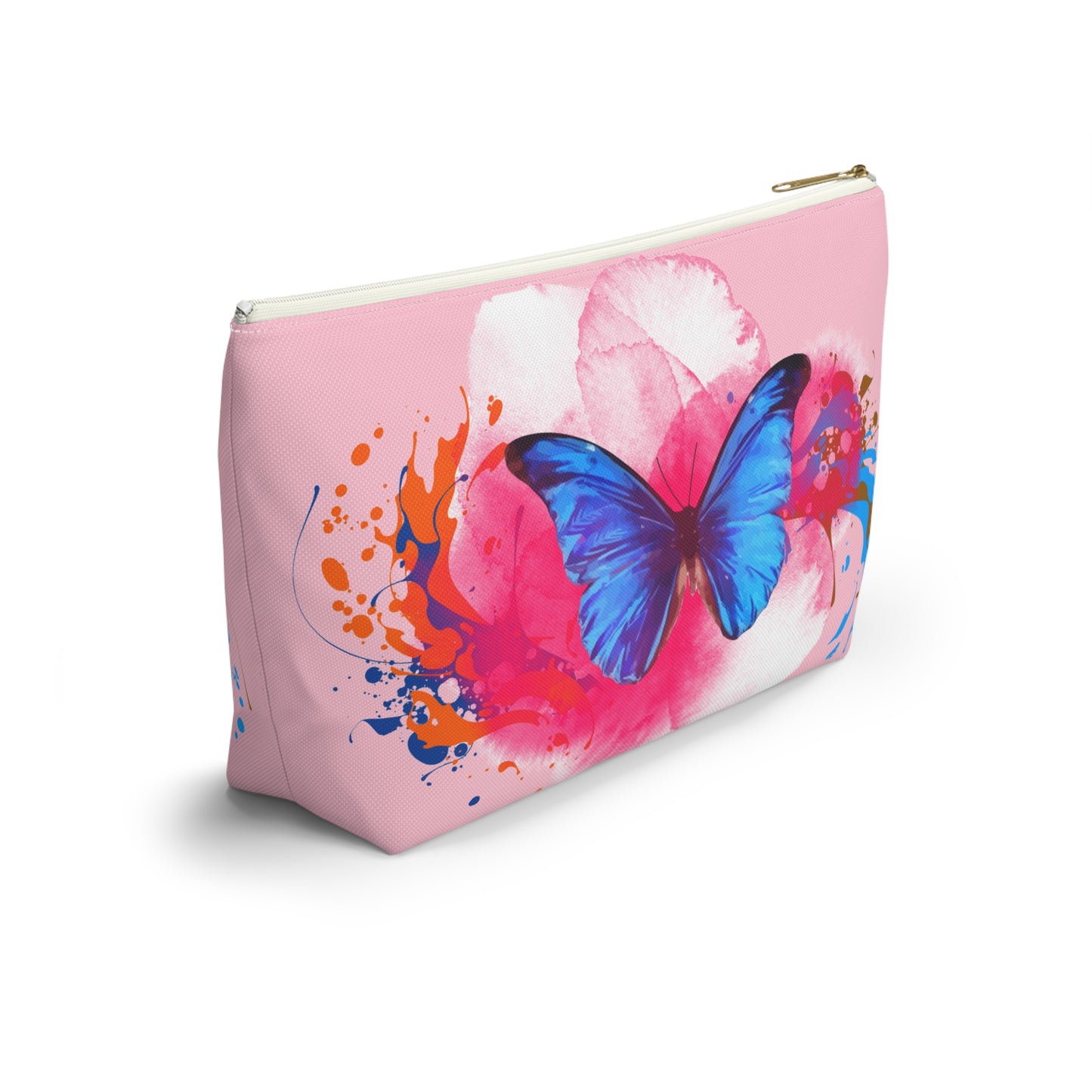 Butterfly Blossom Accessory Pouch - Colorful Makeup Bag
