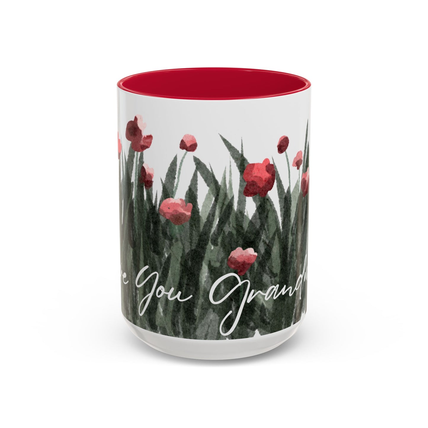 Floral "Love You Grandma" Mugs (11oz, 15oz) - Gift of Love