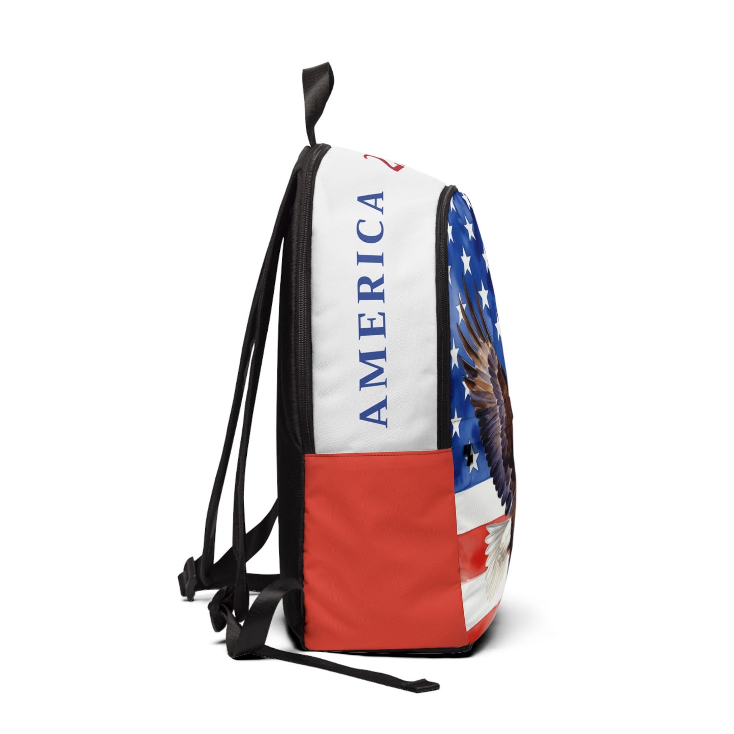 Patriotic 250th Anniversary Backpack - Freedom America Bald Eagle Flag Design - USA 1776-2026 Travel Bag