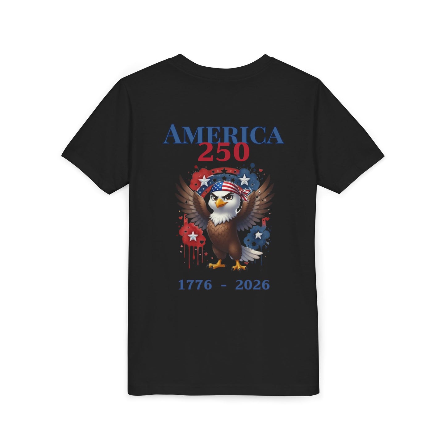 America 250 Patriotic Eagle 1776-2026 Independence Day Youth Shirt