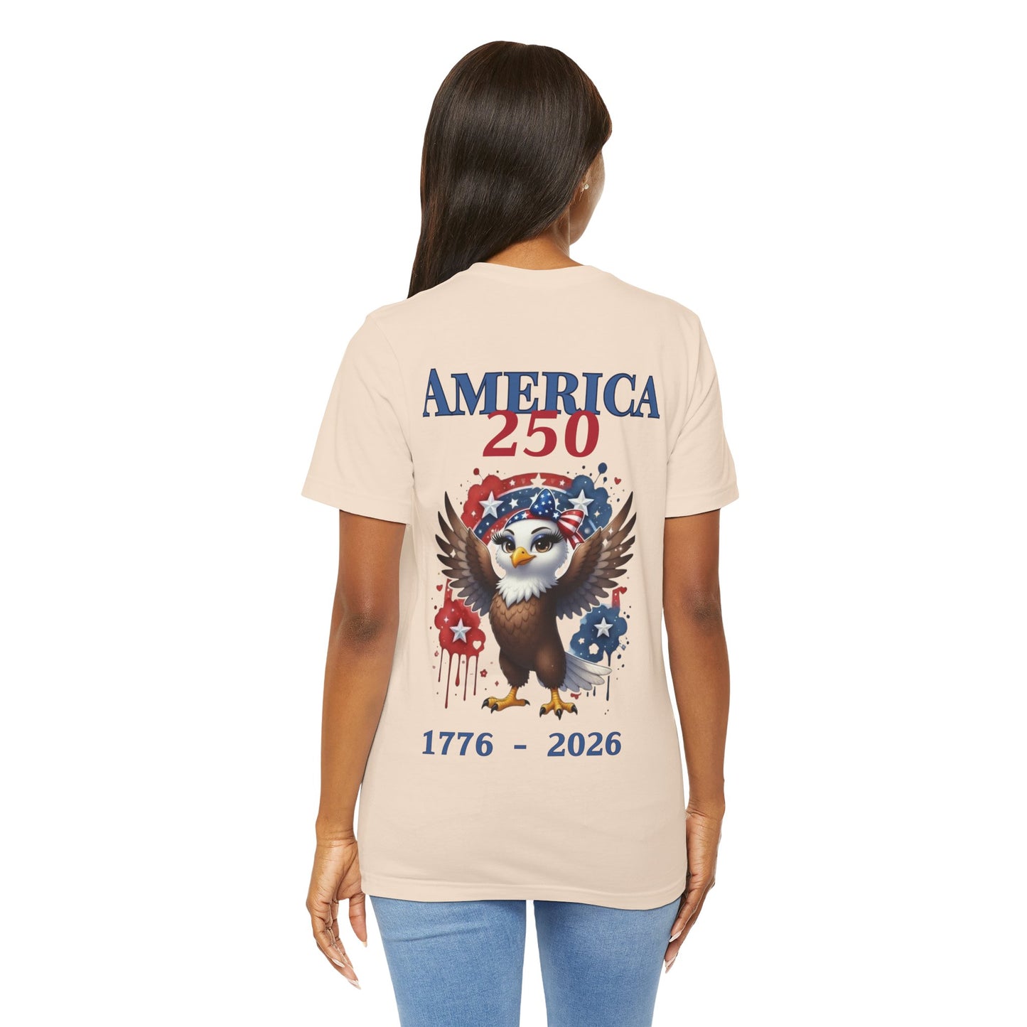 America 250 Eagle Unisex T-Shirt — 1776-2026 Patriotic Fourth of July Tee