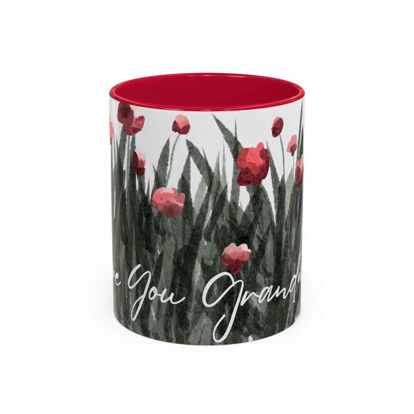 Floral "Love You Grandma" Mugs (11oz, 15oz) - Gift of Love