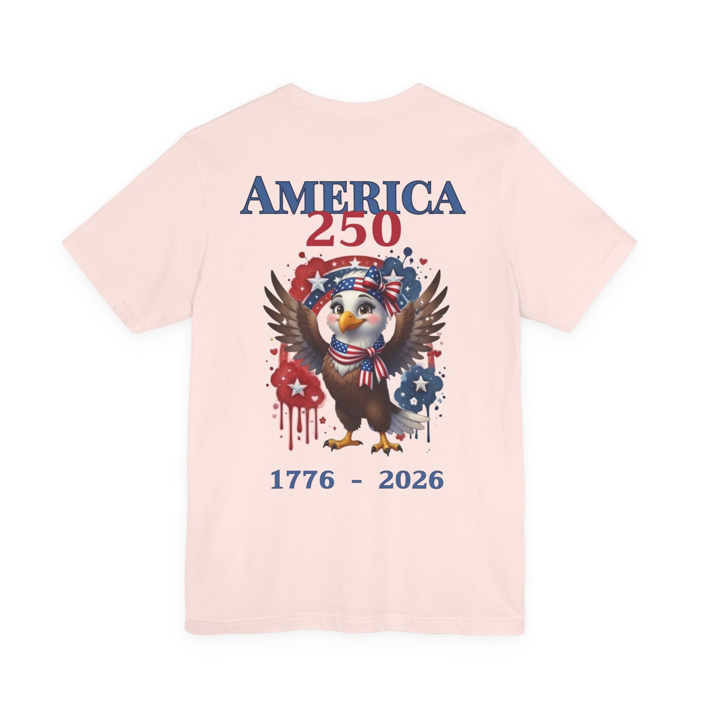 Mom / Aunt America 250 Eagle Woman's T-Shirt — 1776-2026 Patriotic Fourth of July Tee