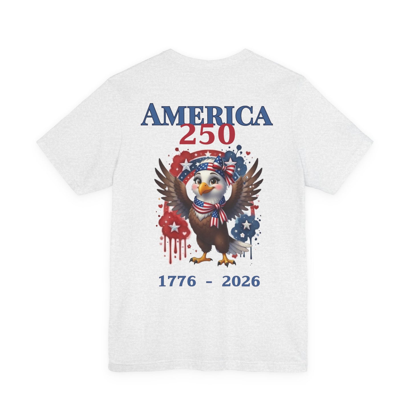 Mom / Aunt America 250 Eagle Woman's T-Shirt — 1776-2026 Patriotic Fourth of July Tee