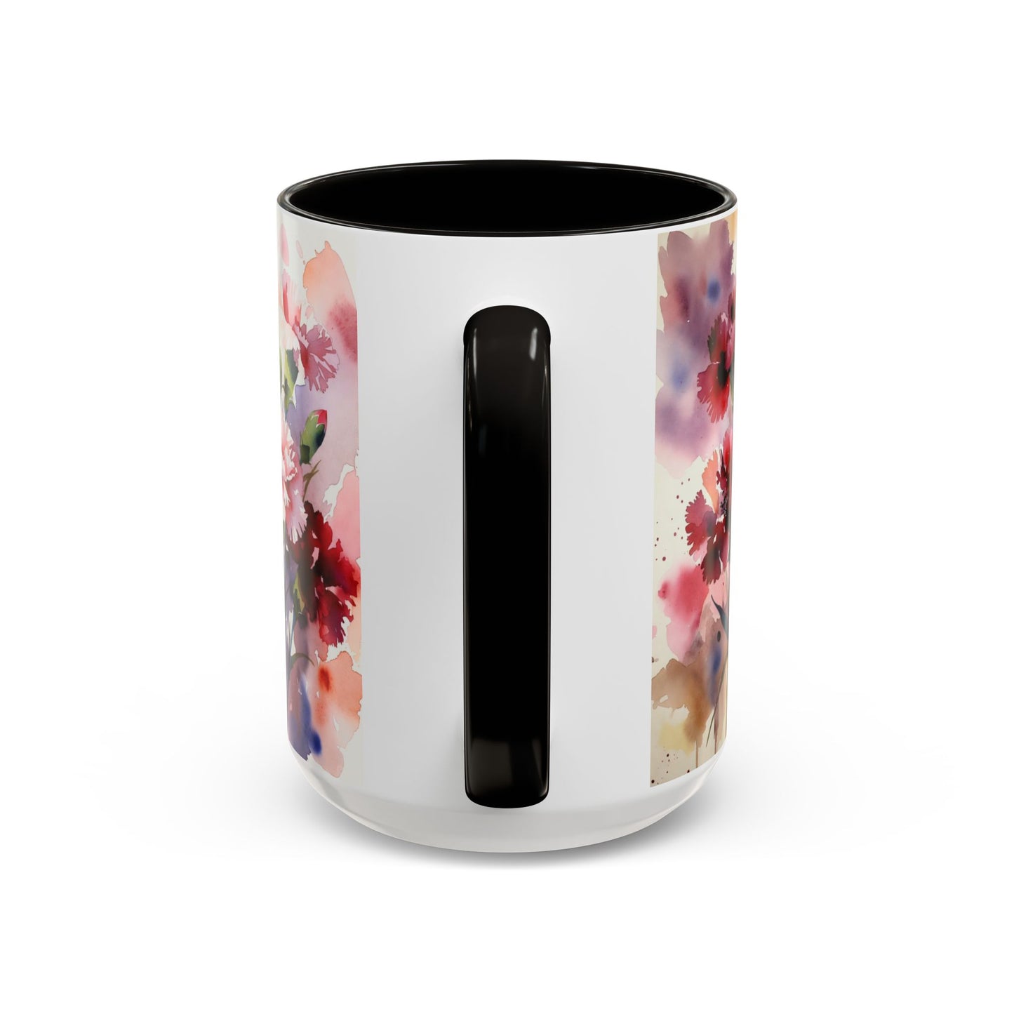 Rejoice Always Bible Verse Mug | Floral Scripture Coffee Cup | January Birth Month Flower