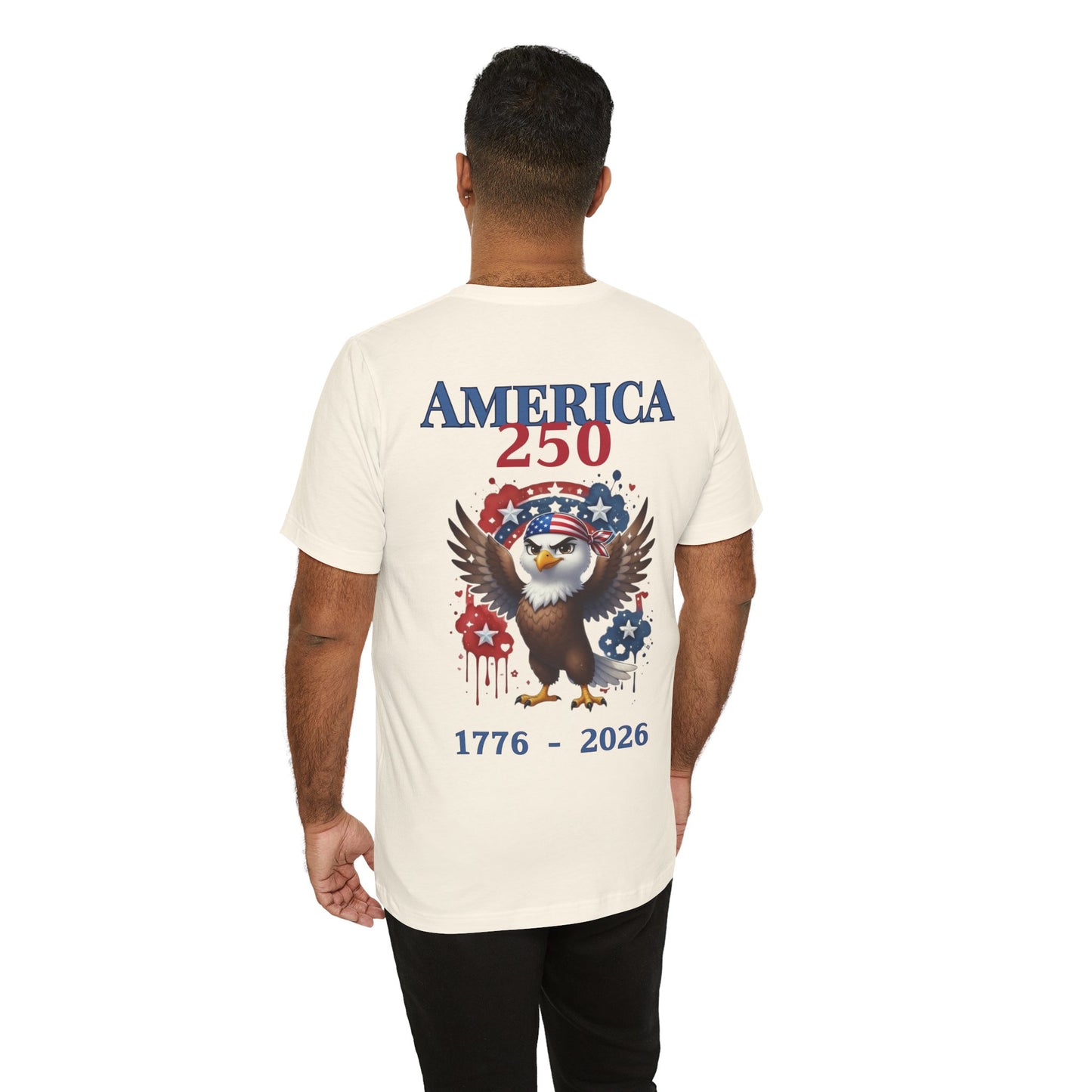 America 250 Eagle T-Shirt — 1776-2026 Patriotic Fourth of July Tee