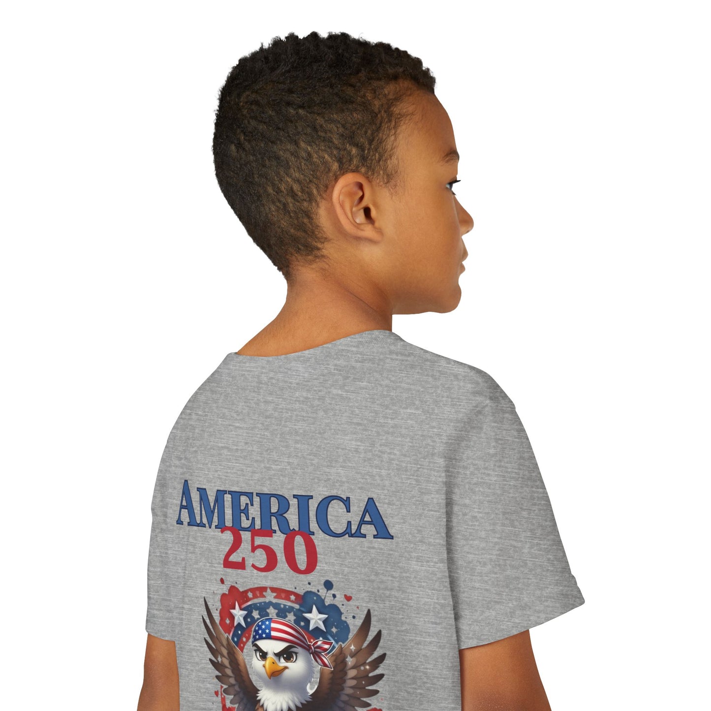 America 250 Patriotic Eagle 1776-2026 Independence Day Youth Shirt