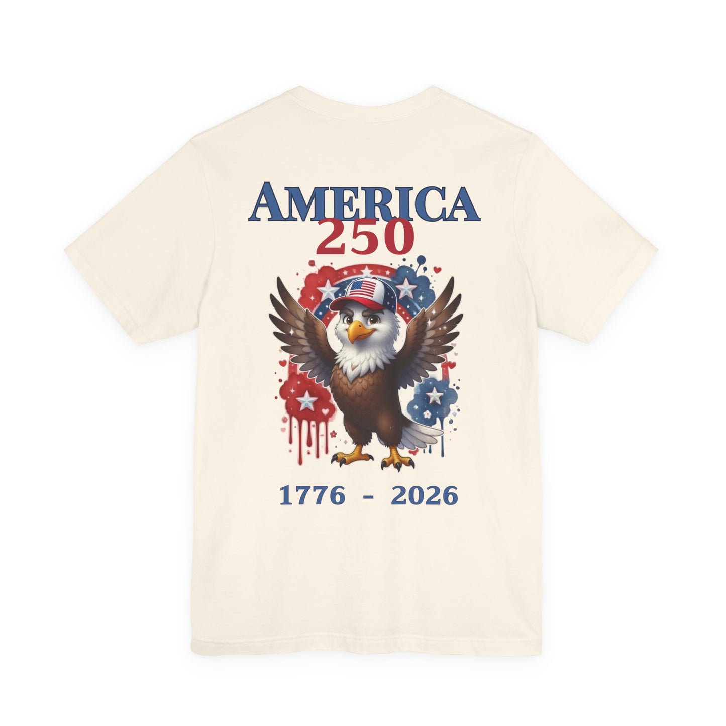Dad / Grandapa America 250 Eagle T-Shirt — 1776-2026 Patriotic Fourth of July Tee