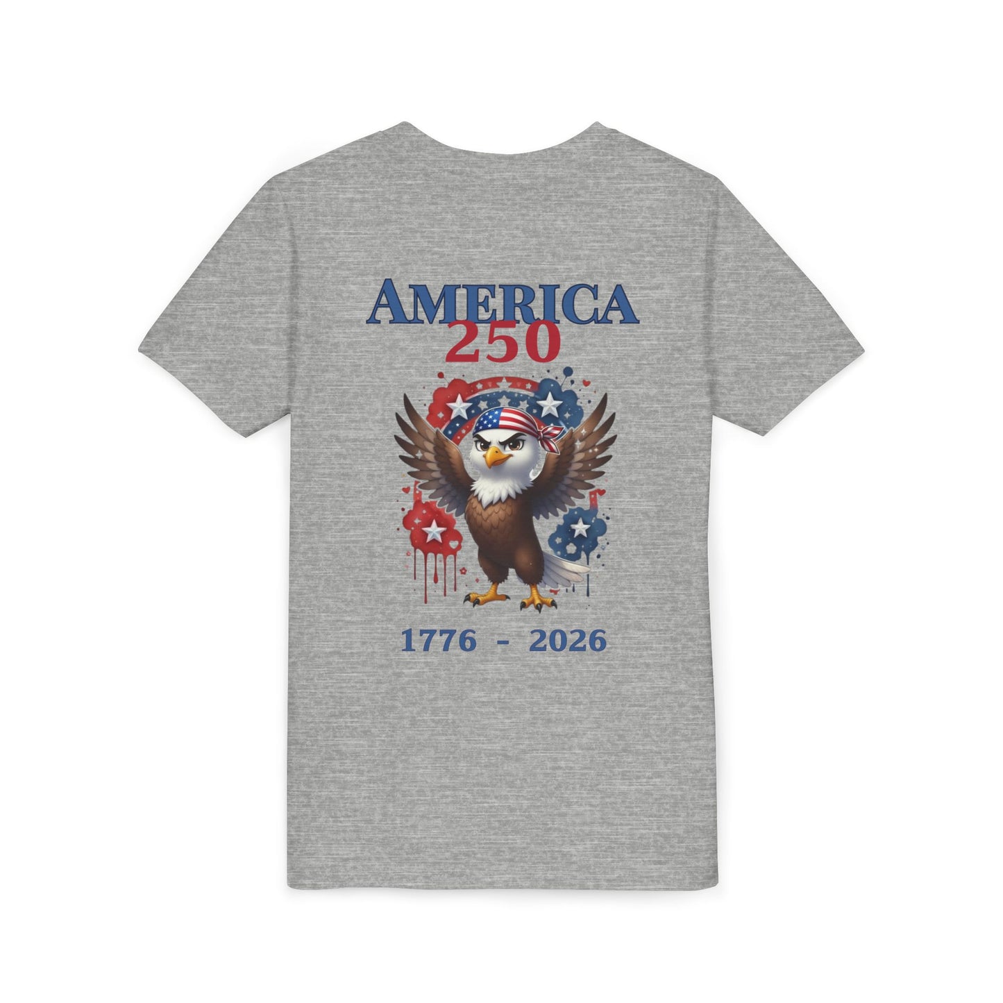 America 250 Patriotic Eagle 1776-2026 Independence Day Youth Shirt