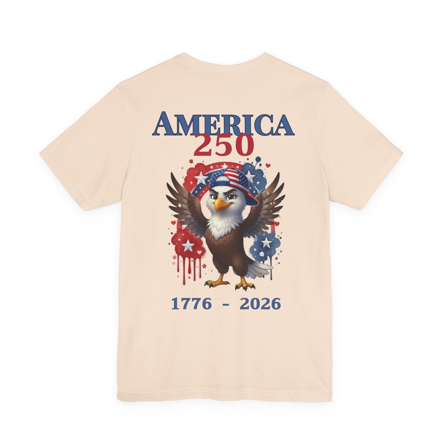 Boy / Man America 250 Eagle T-Shirt — 1776-2026 Patriotic Fourth of July Tee