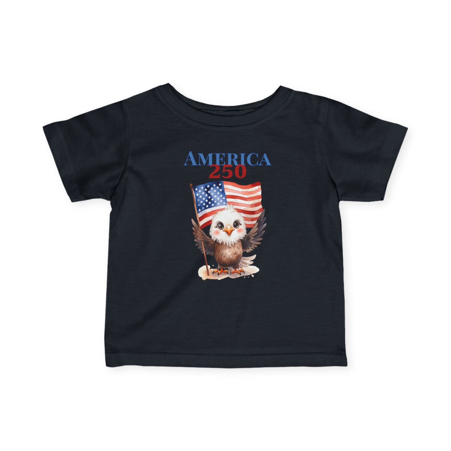 America 250 Patriotic Baby Shirt (4th of July, Memorial Day) Infant Tee