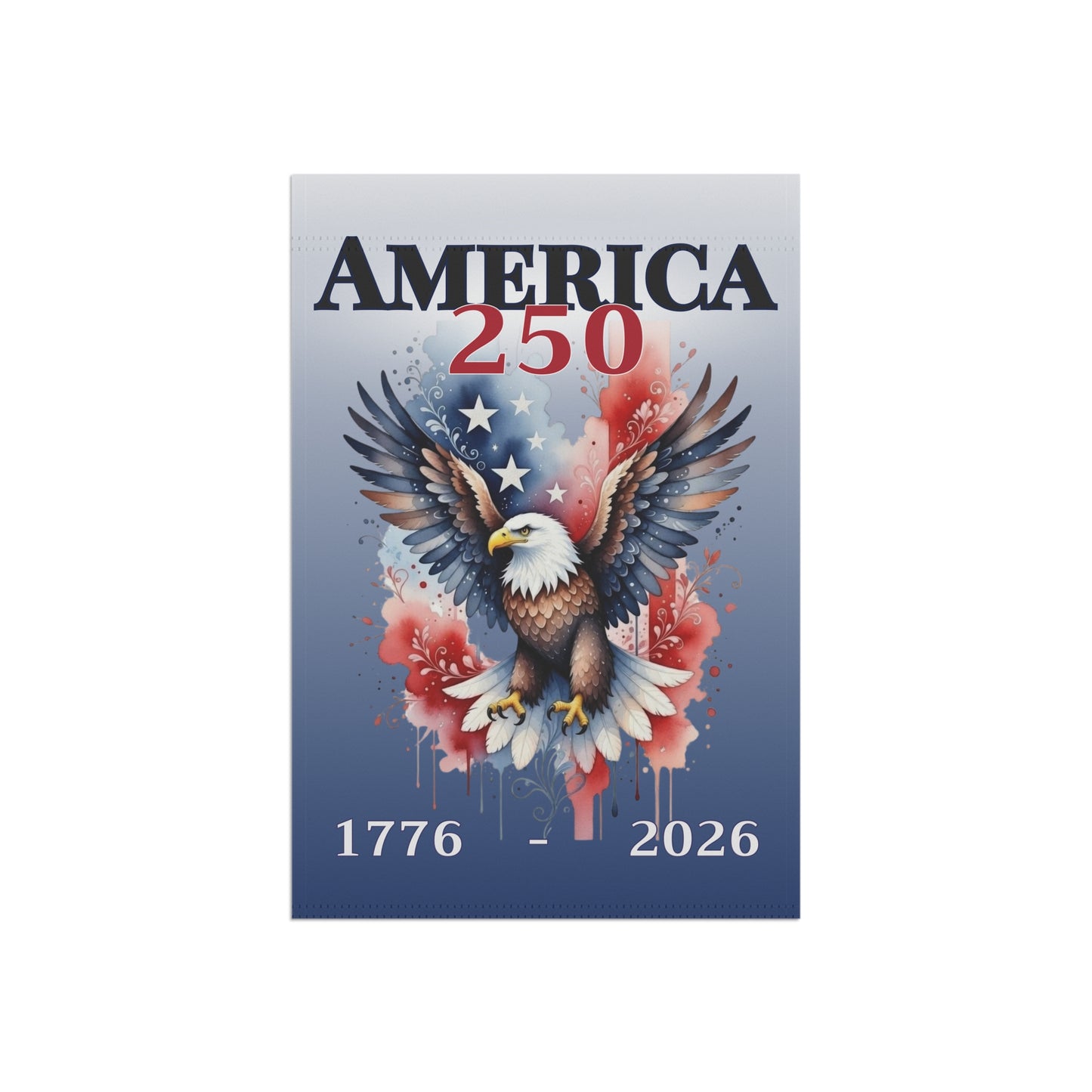 AMERICA 250 Patriotic Eagle with Flare Garden & House Banner
