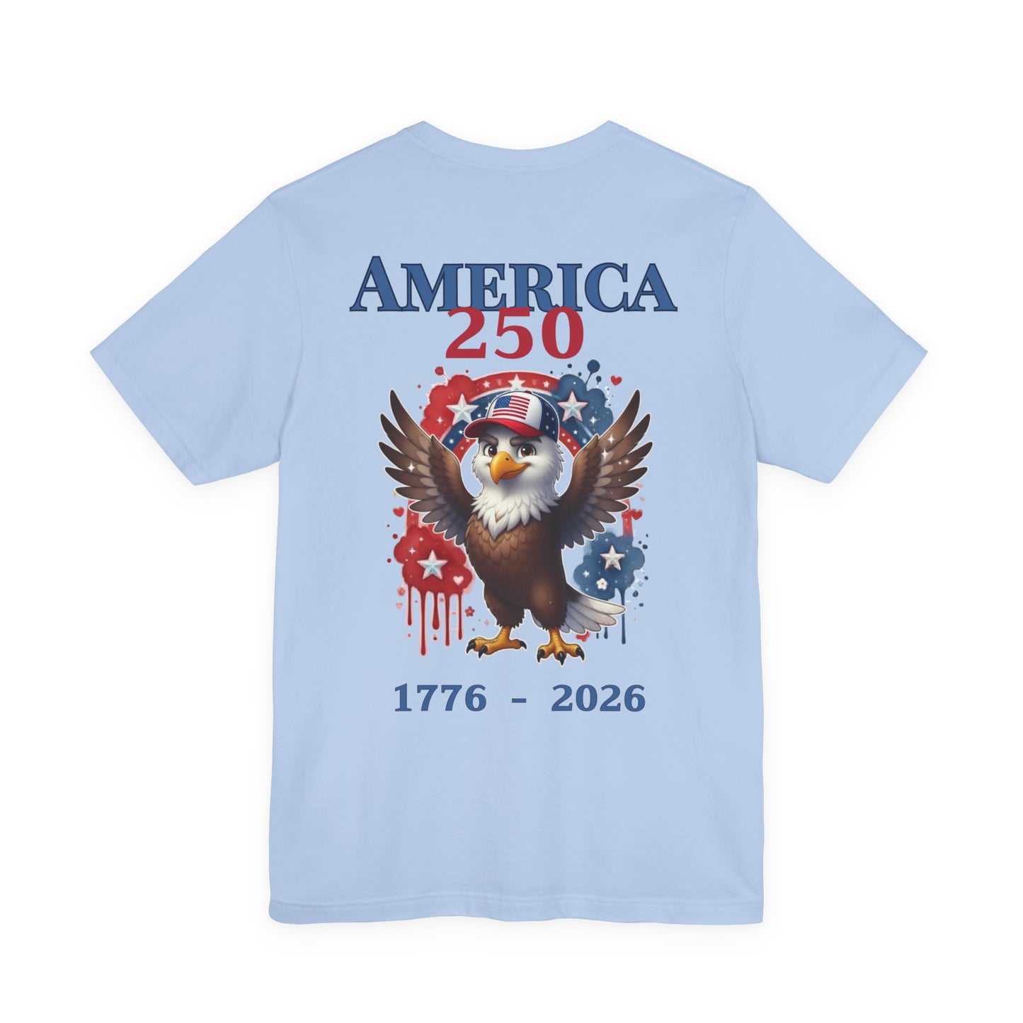 Dad / Grandapa America 250 Eagle T-Shirt — 1776-2026 Patriotic Fourth of July Tee
