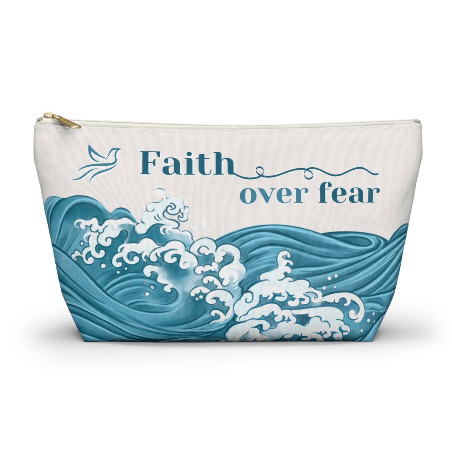 NEW!! Faith Over Fear Accessory Pouch (large)