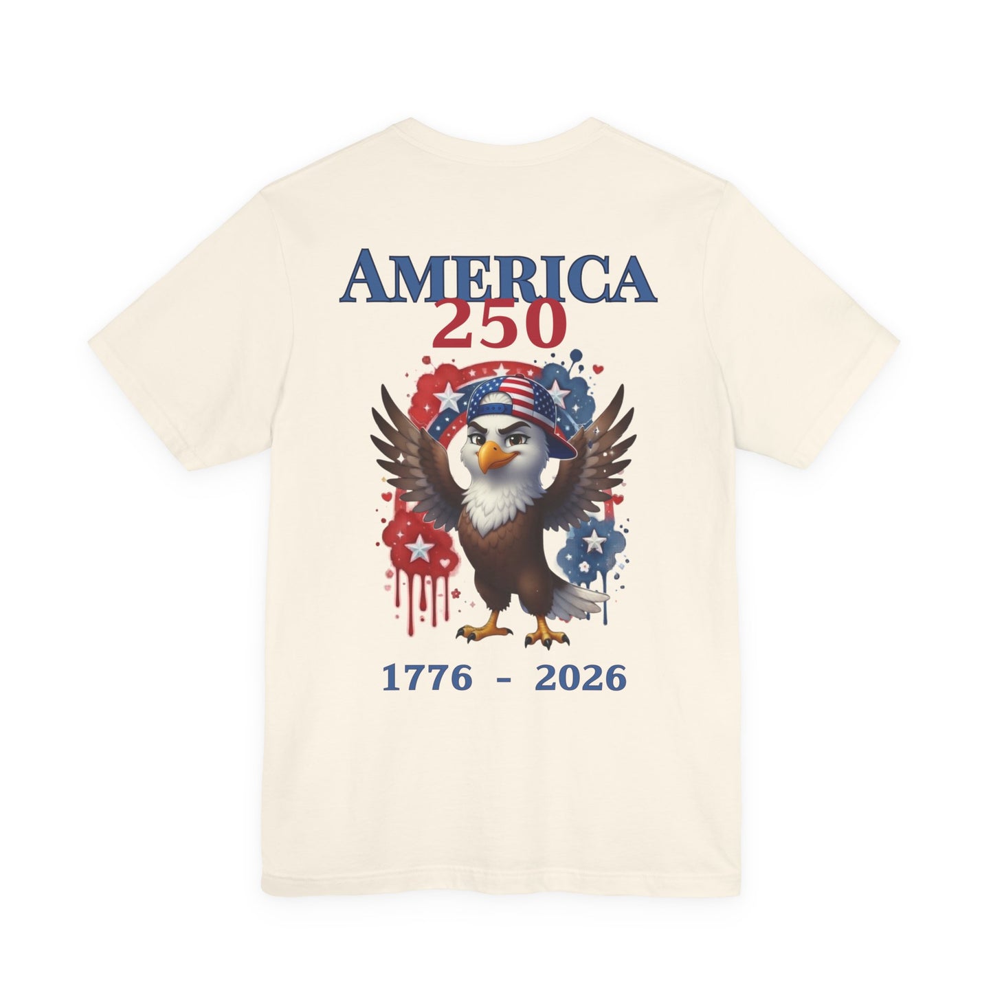 Boy / Man America 250 Eagle T-Shirt — 1776-2026 Patriotic Fourth of July Tee