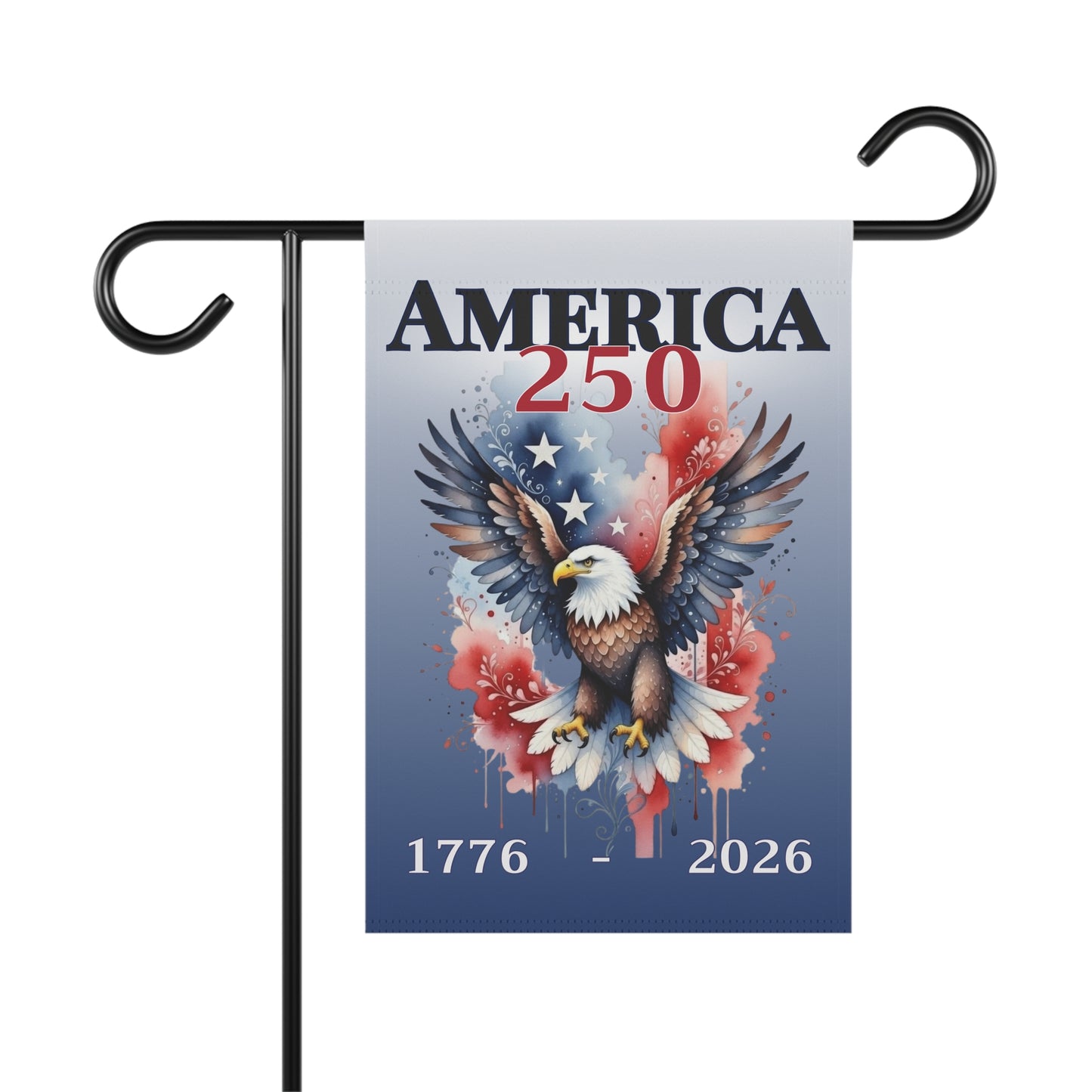 AMERICA 250 Patriotic Eagle with Flare Garden & House Banner