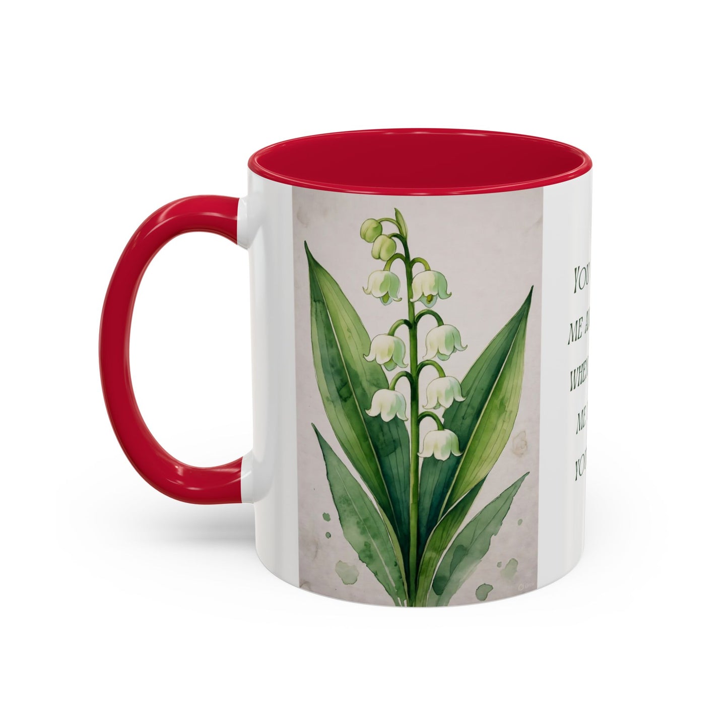 Inspirational Floral Mug - 11oz - "You Will Seek Me" Design