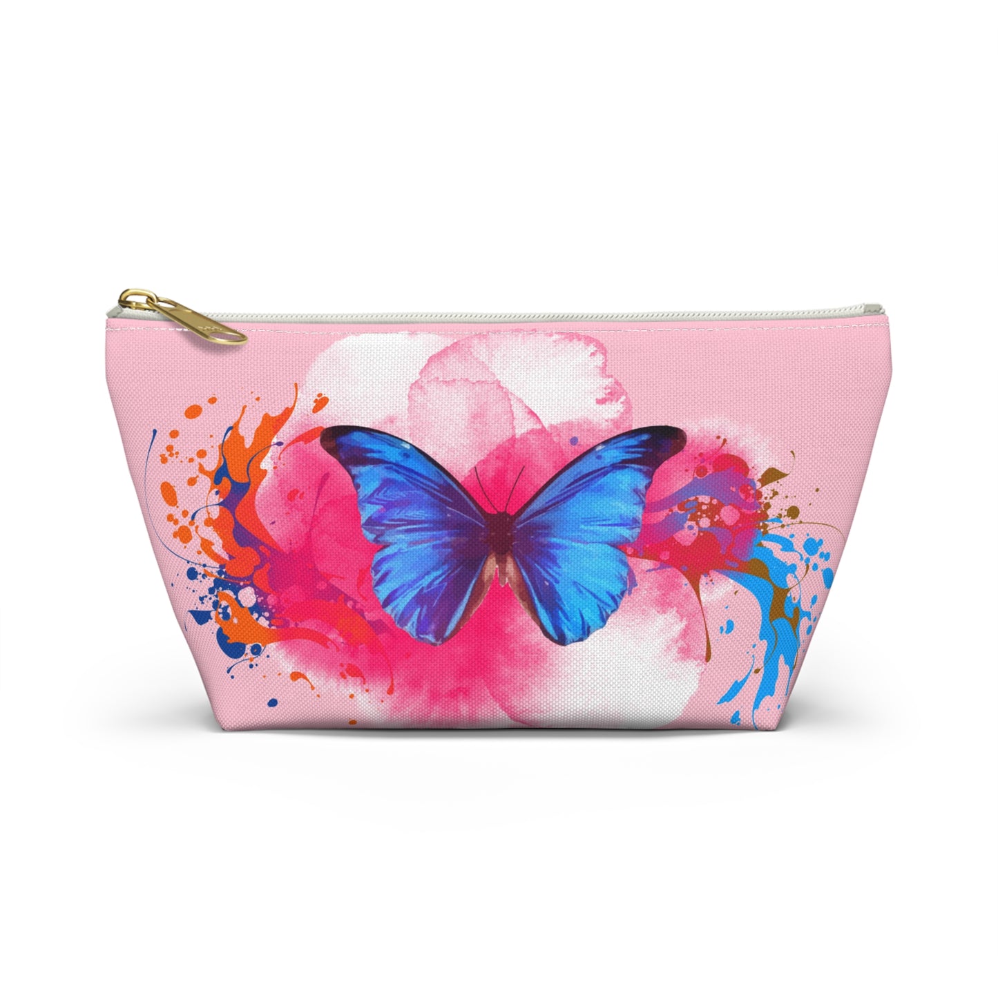 Butterfly Blossom Accessory Pouch - Colorful Makeup Bag