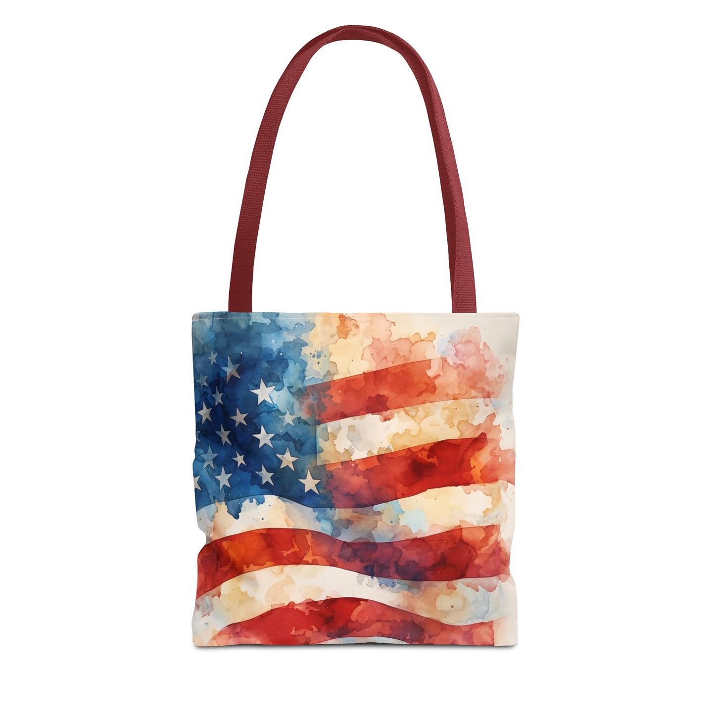 THE Flag Bag!  Patriotic Watercolor Tote Bag 13 x 13