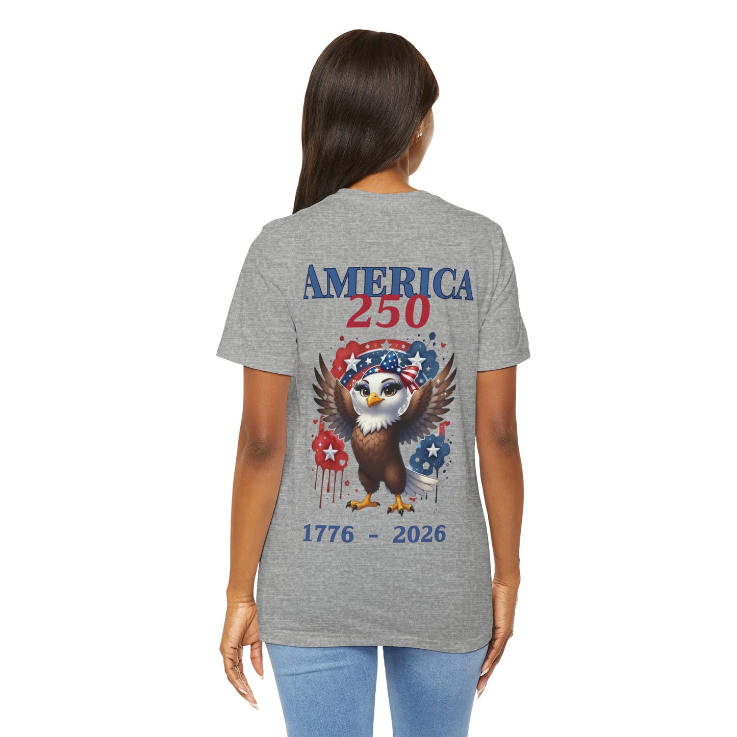 America 250 Eagle Unisex T-Shirt — 1776-2026 Patriotic Fourth of July Tee
