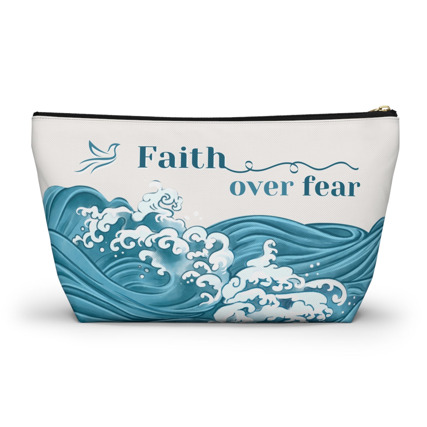 NEW!! Faith Over Fear Accessory Pouch (large)