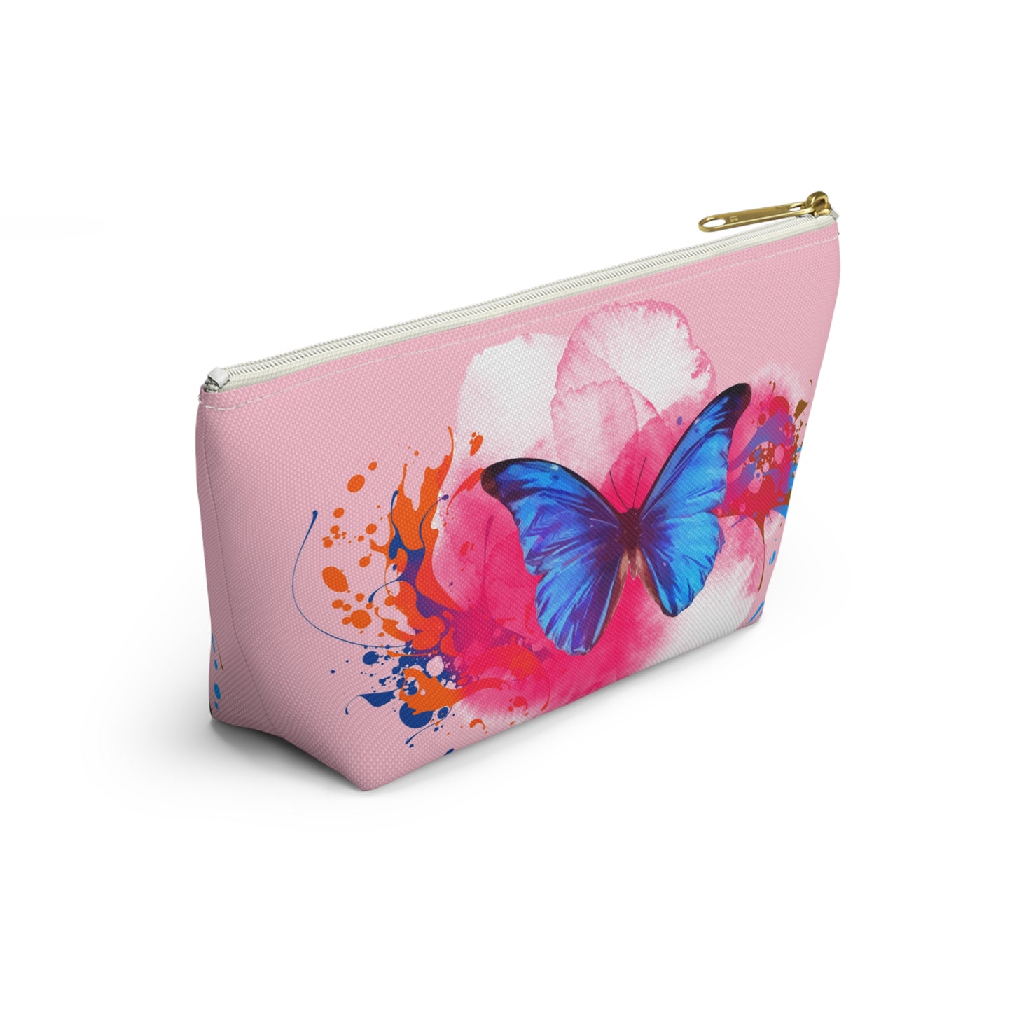 Butterfly Blossom Accessory Pouch - Colorful Makeup Bag