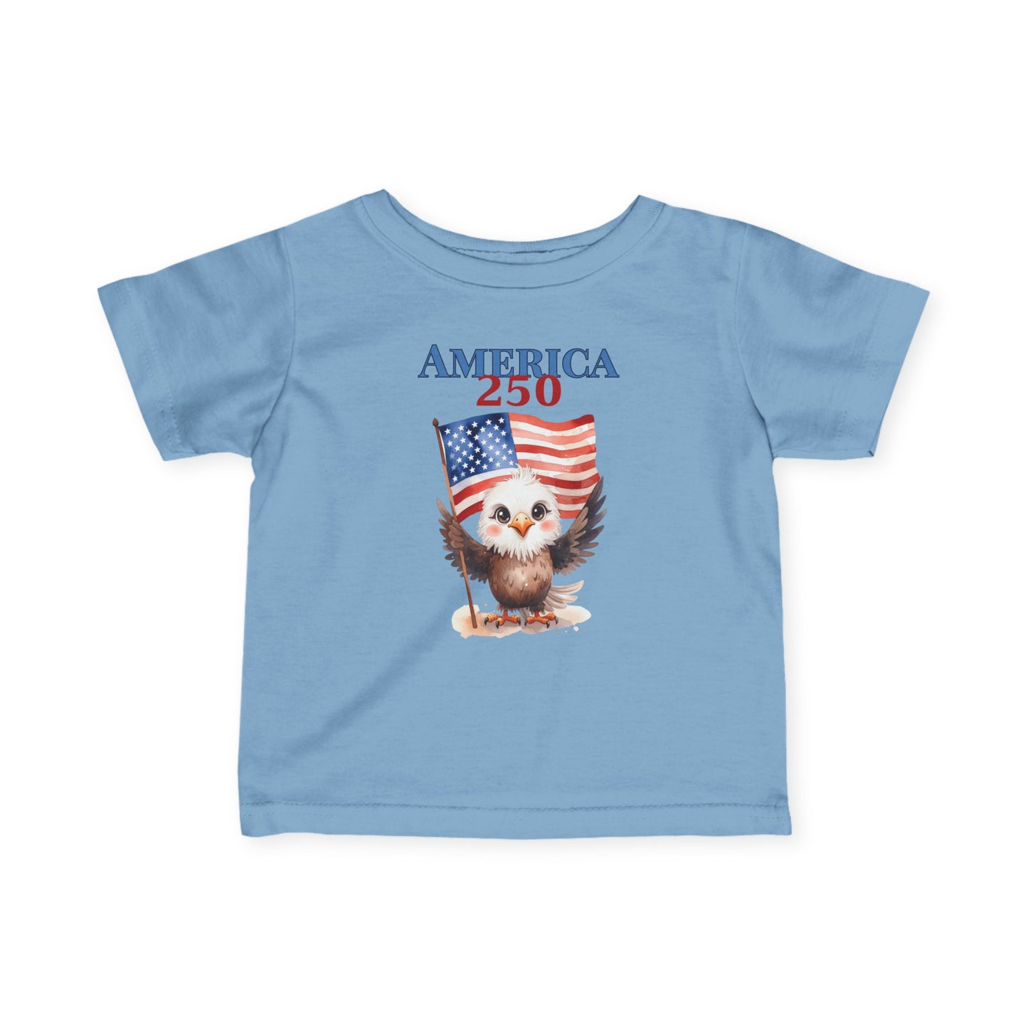 America 250 Patriotic Baby Shirt (4th of July, Memorial Day) Infant Tee