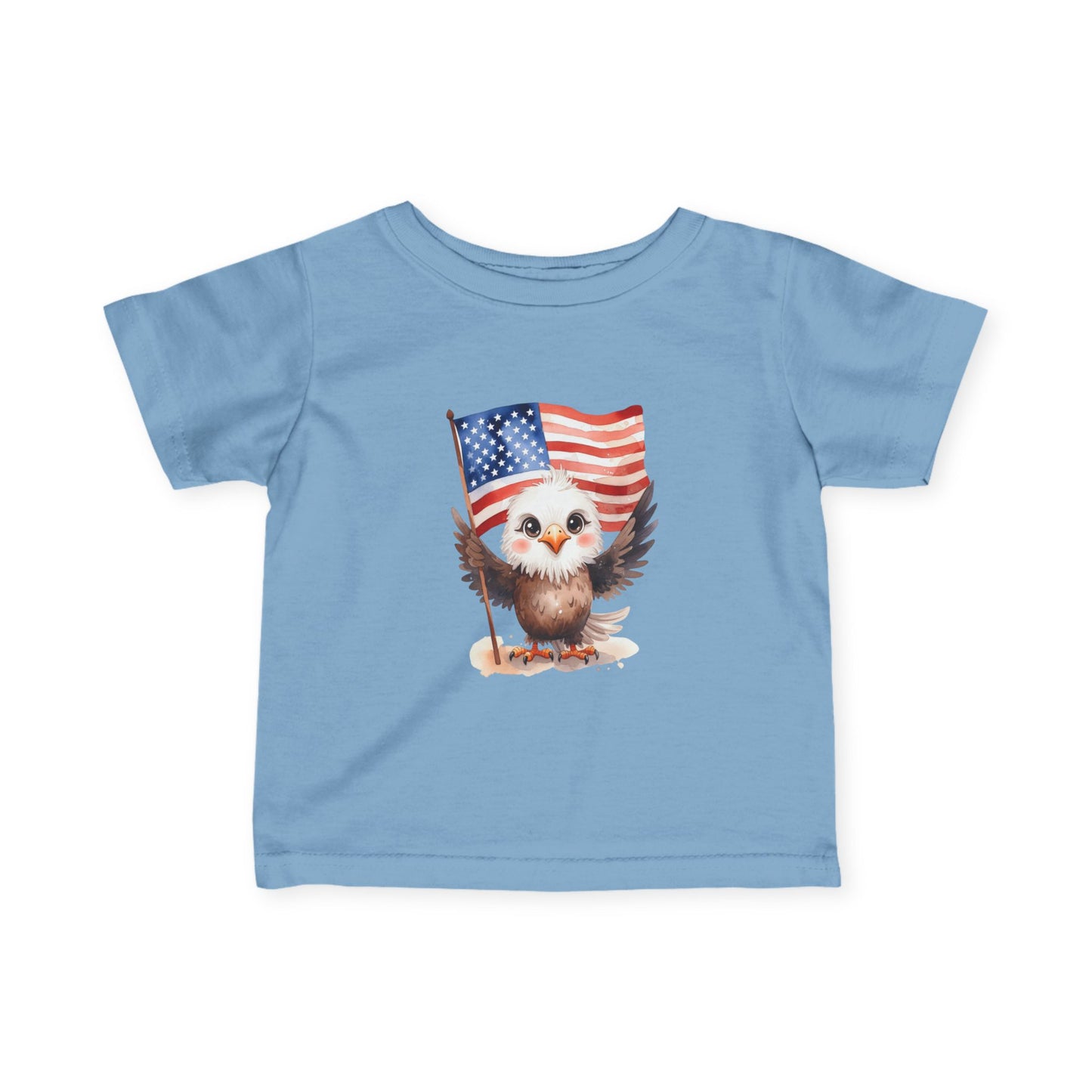 Infant Tee — "America 250" Patriotic Baby Shirt (4th of July, Memorial Day)