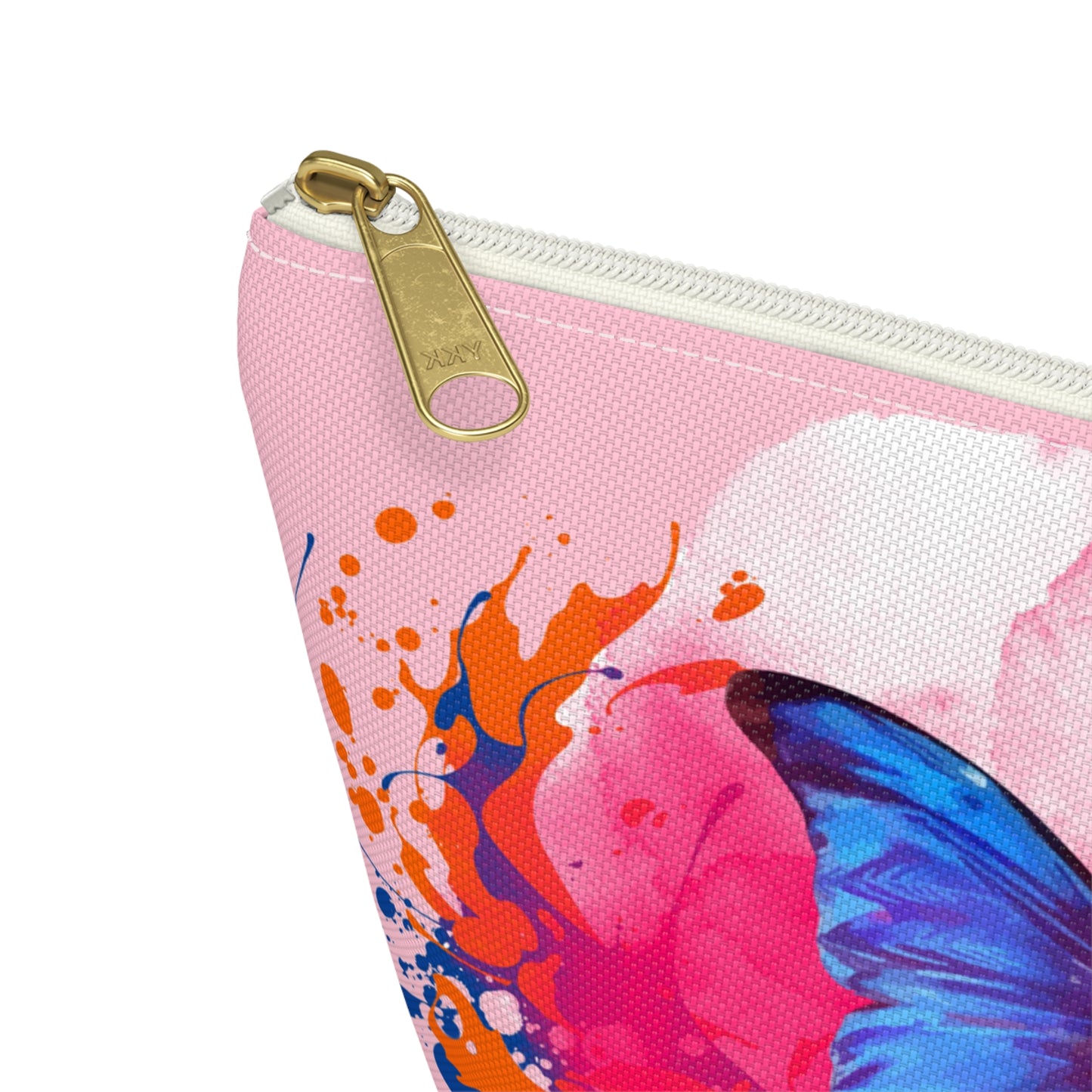 Butterfly Blossom Accessory Pouch - Colorful Makeup Bag