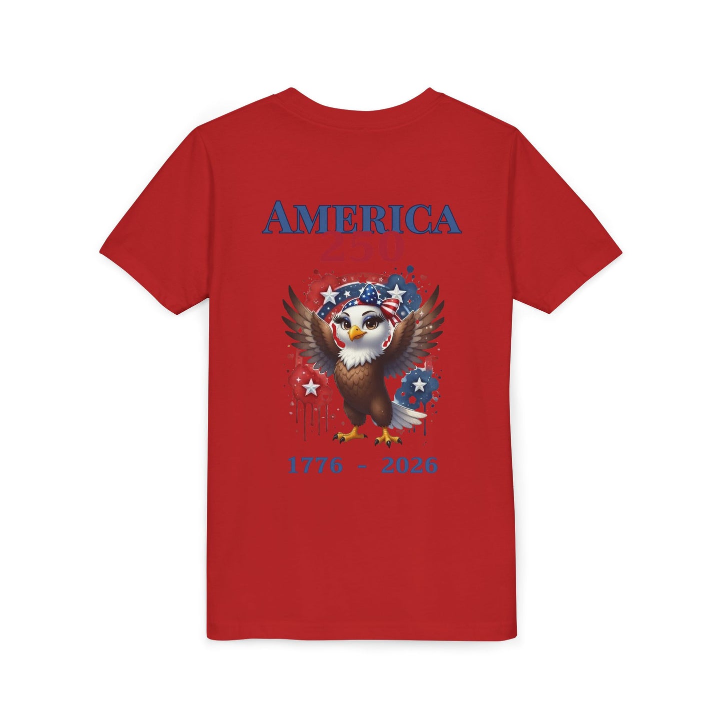 America 250 Patriotic Eagle 1776-2026 Independence Day Youth Shirt