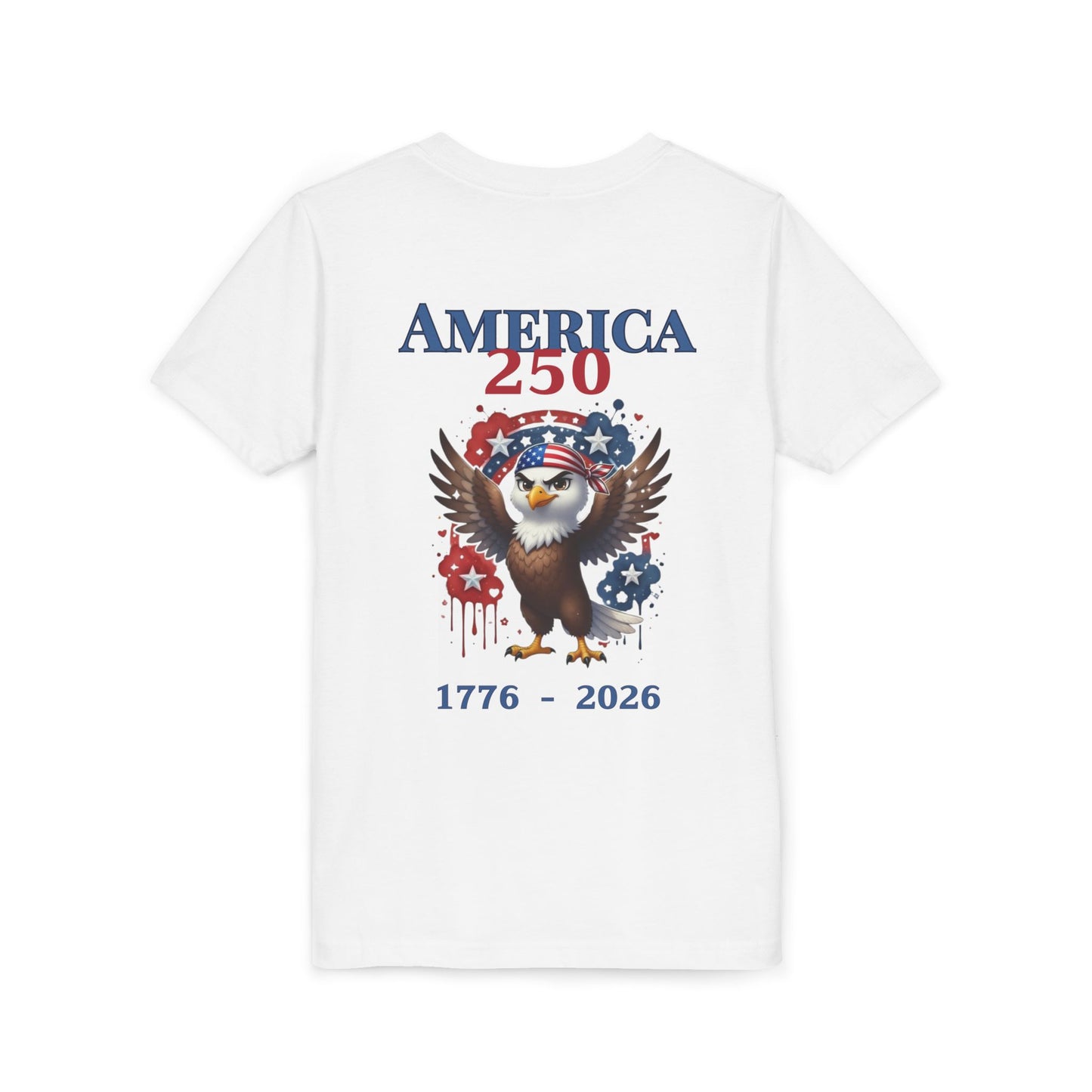 America 250 Patriotic Eagle 1776-2026 Independence Day Youth Shirt