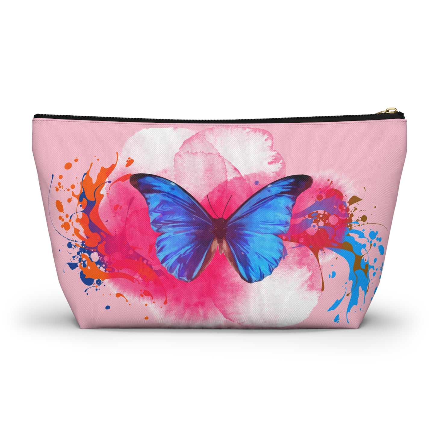 Butterfly Blossom Accessory Pouch - Colorful Makeup Bag