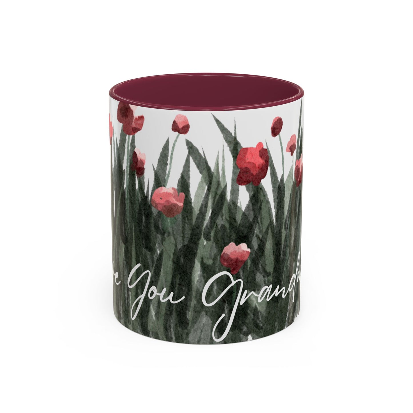 Floral "Love You Grandma" Mugs (11oz, 15oz) - Gift of Love