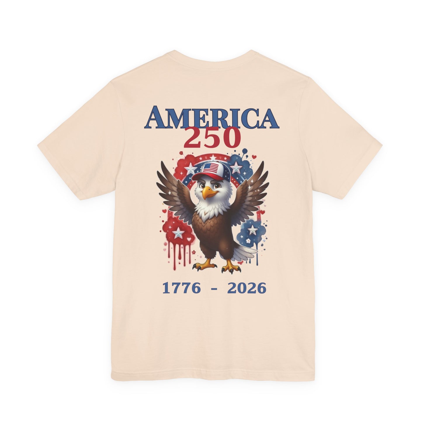 Dad / Grandapa America 250 Eagle T-Shirt — 1776-2026 Patriotic Fourth of July Tee