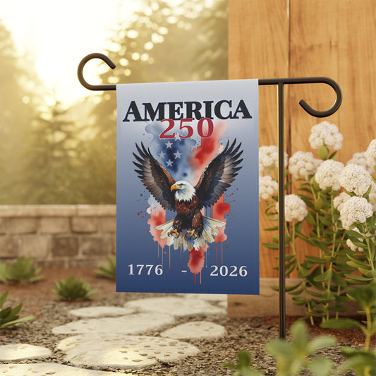 AMERICA 250 Patriotic Eagle Garden & House Banner