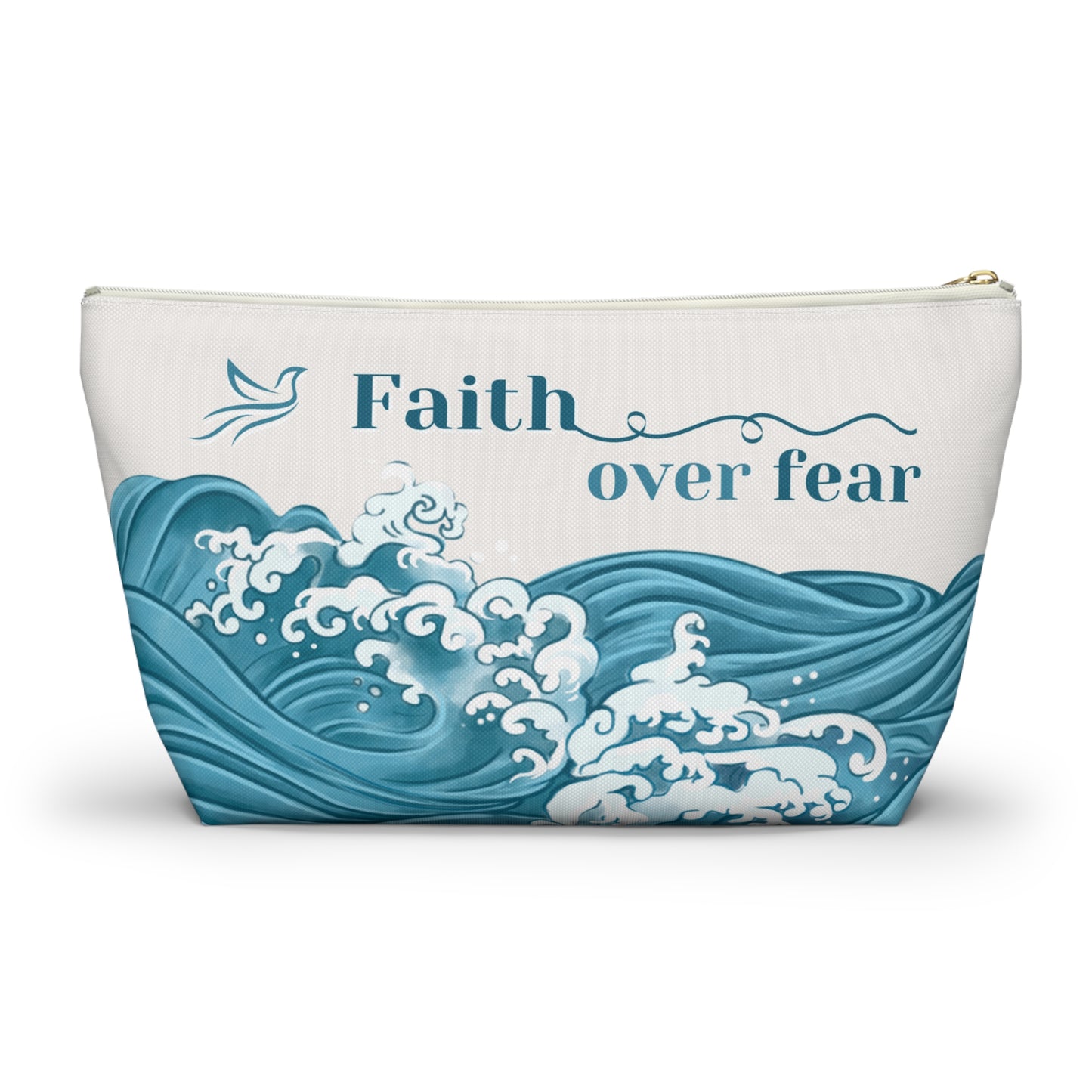 NEW!! Faith Over Fear Accessory Pouch (large)