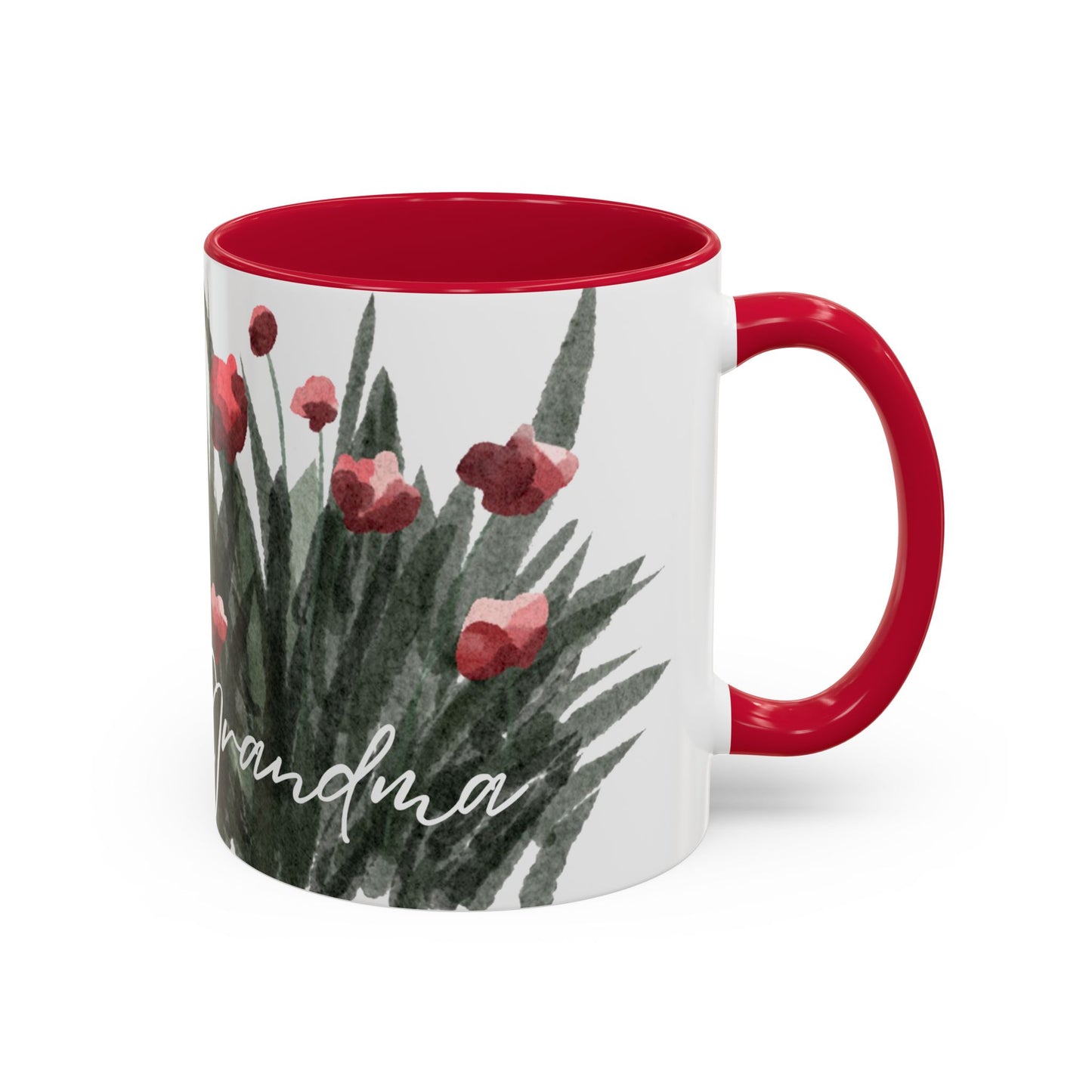 Floral "Love You Grandma" Mugs (11oz, 15oz) - Gift of Love