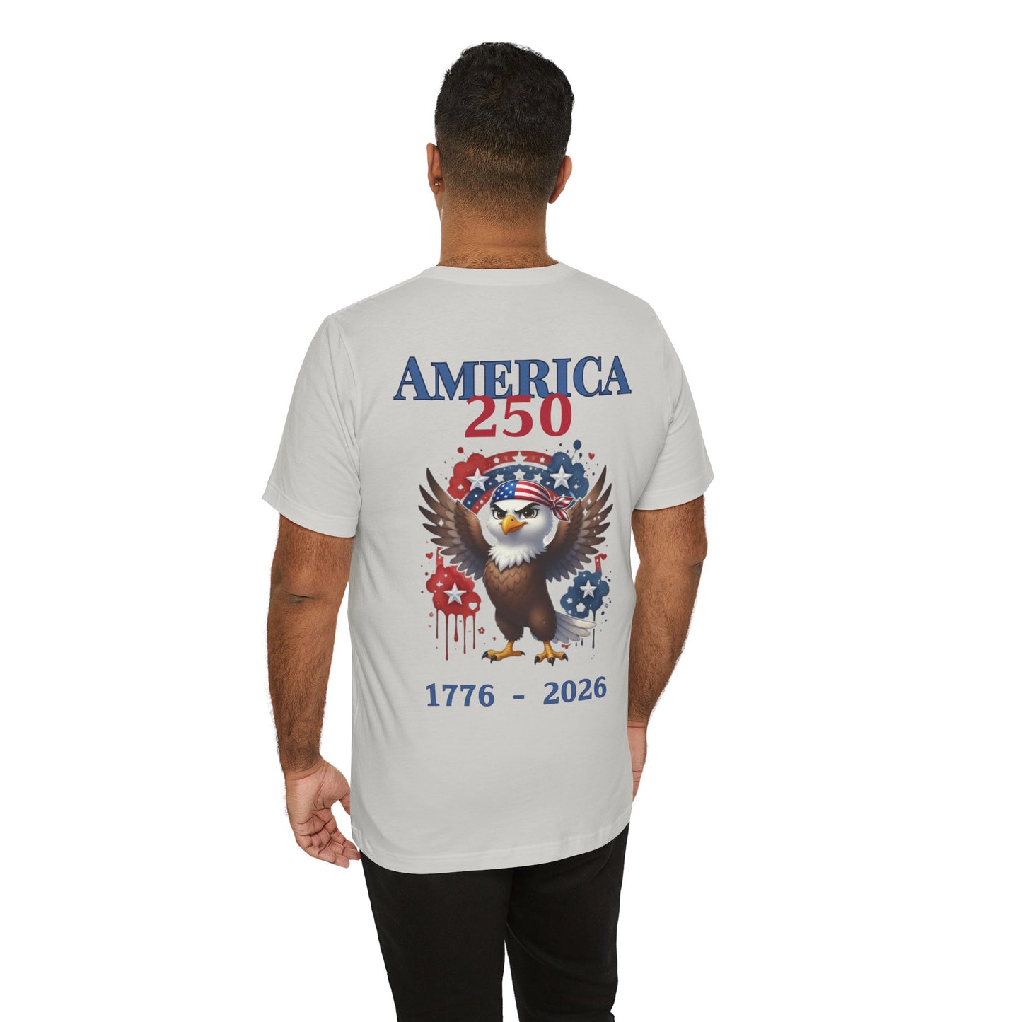 America 250 Eagle T-Shirt — 1776-2026 Patriotic Fourth of July Tee
