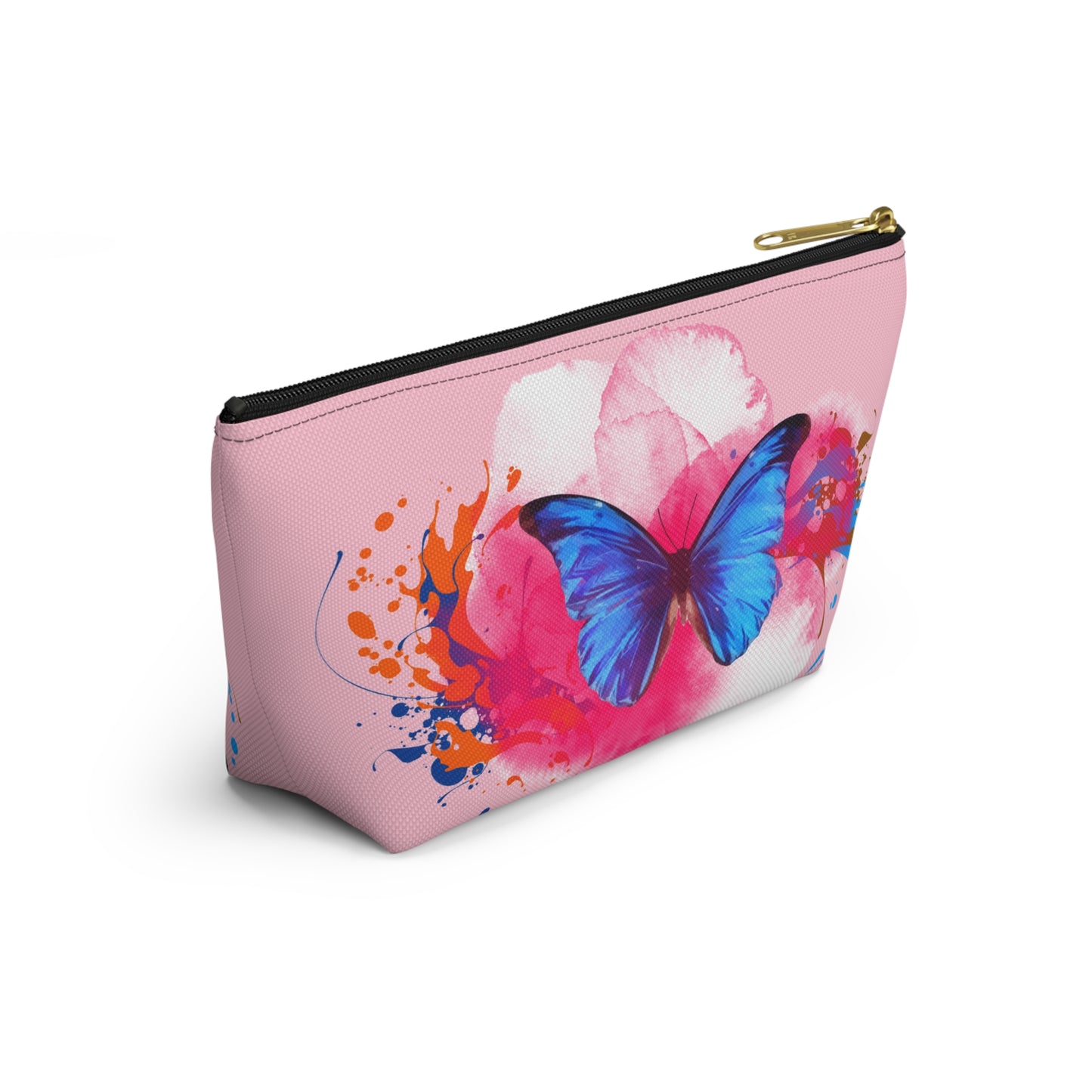 Butterfly Blossom Accessory Pouch - Colorful Makeup Bag