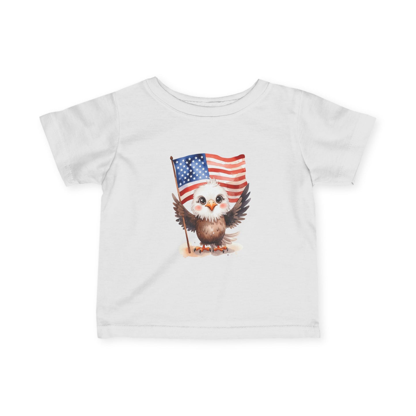 Infant Tee — "America 250" Patriotic Baby Shirt (4th of July, Memorial Day)
