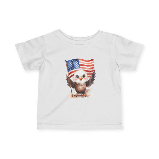 Infant Tee — "America 250" Patriotic Baby Shirt (4th of July, Memorial Day)